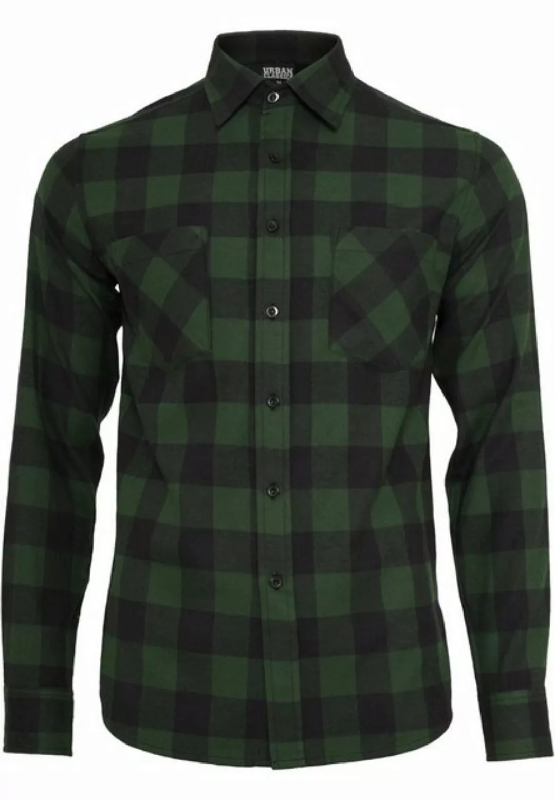 URBAN CLASSICS T-Shirt Urban Classics Herren Checked Flanell Shirt (1-tlg) günstig online kaufen