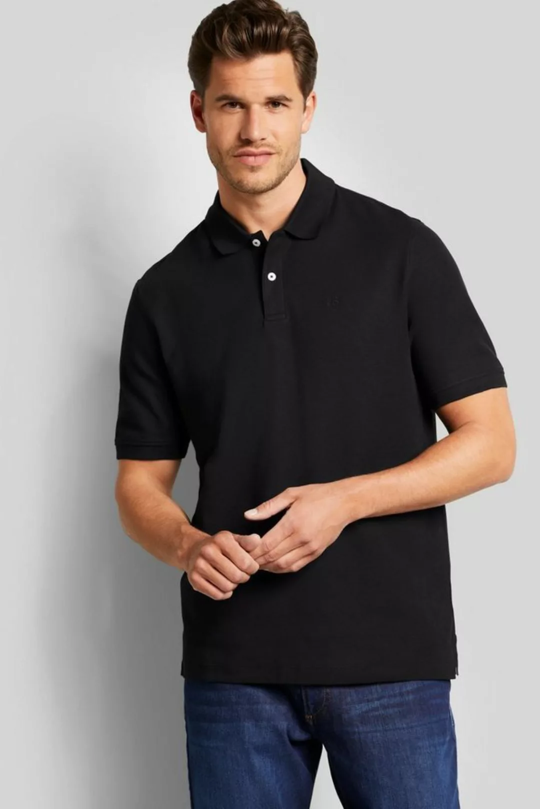 bugatti Poloshirt mit Logostickerei günstig online kaufen