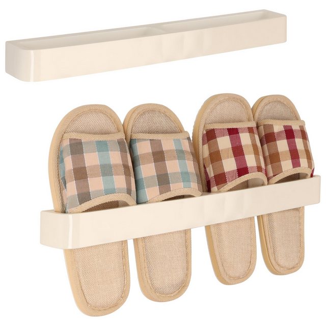 Belle Vous Schuhkipper Belle Vous 2er Pack Schuhregal in Beige für die Wand günstig online kaufen