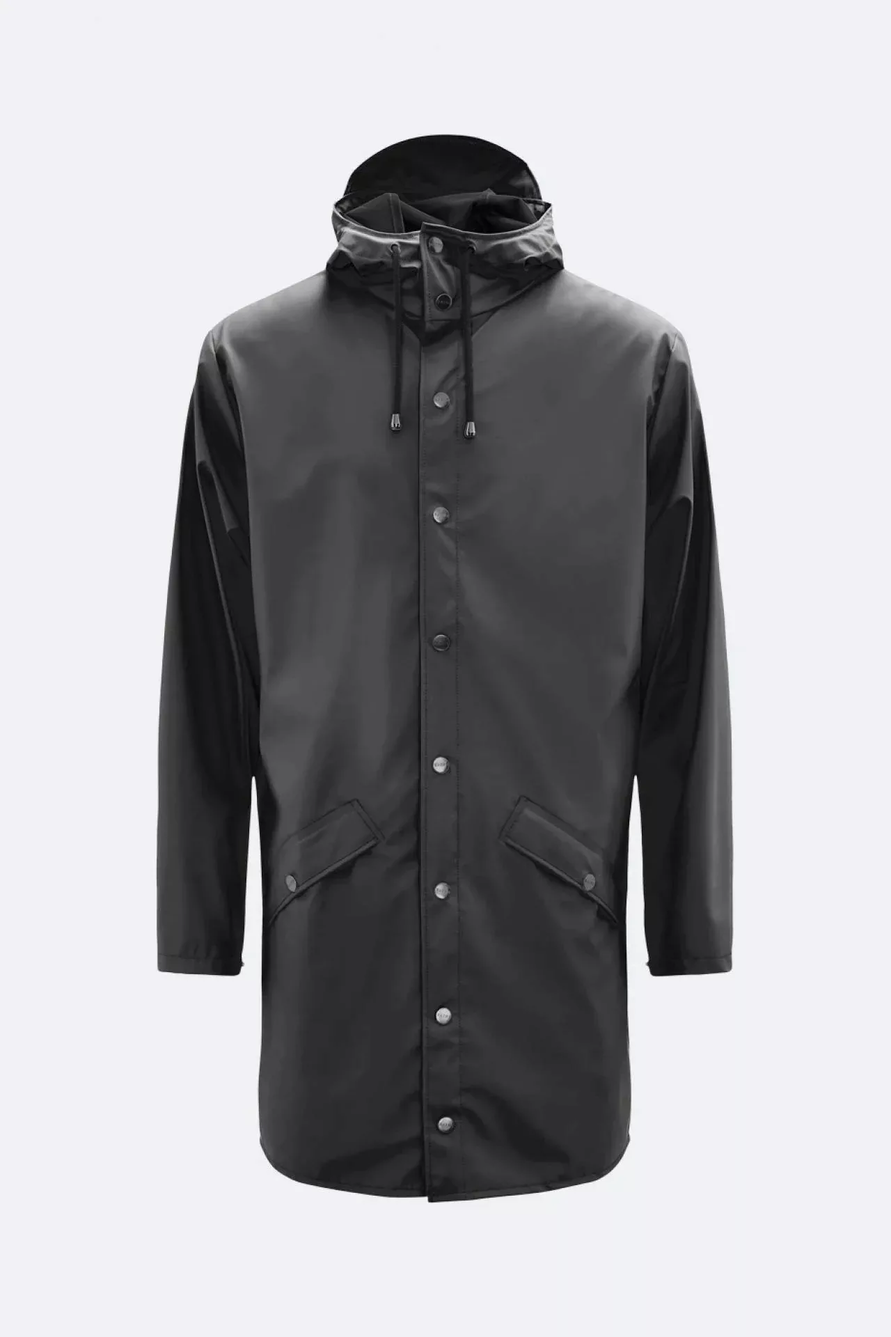 Rains Regenjacke Long Jacket Black S günstig online kaufen