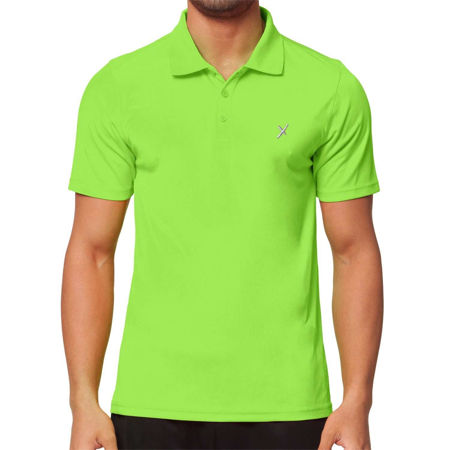 CFLEX Trainingsshirt Herren Sport Fitness Polo-Shirt günstig online kaufen