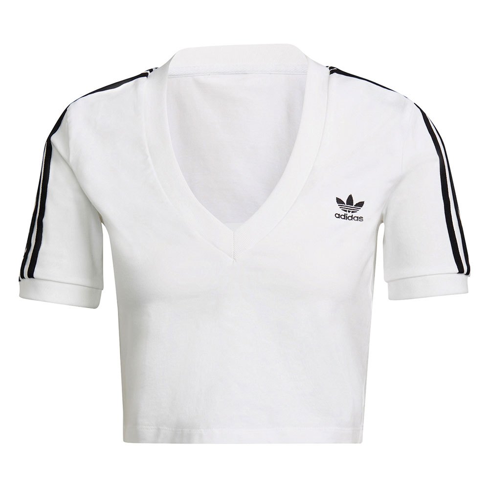 Adidas Originals Adicolor Cropped Kurzärmeliges T-shirt 42 White günstig online kaufen