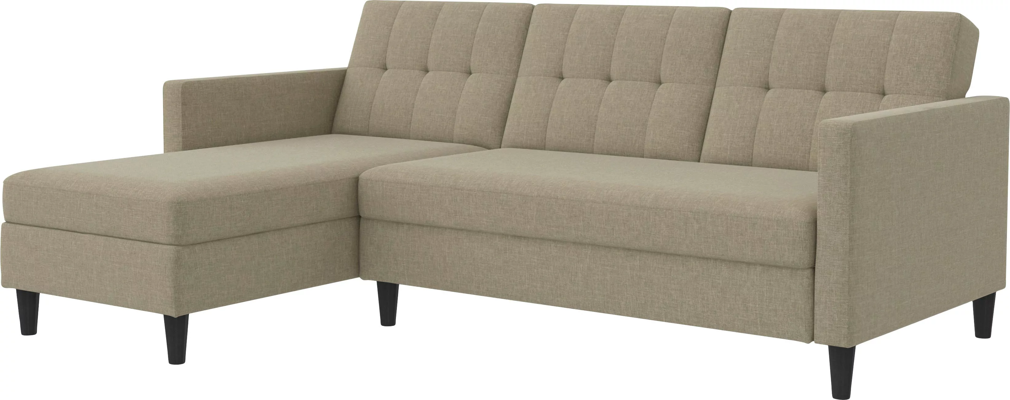 Dorel Home Ecksofa "Hartford II", mit Bettfunktion und Stauraum, Recamiere günstig online kaufen