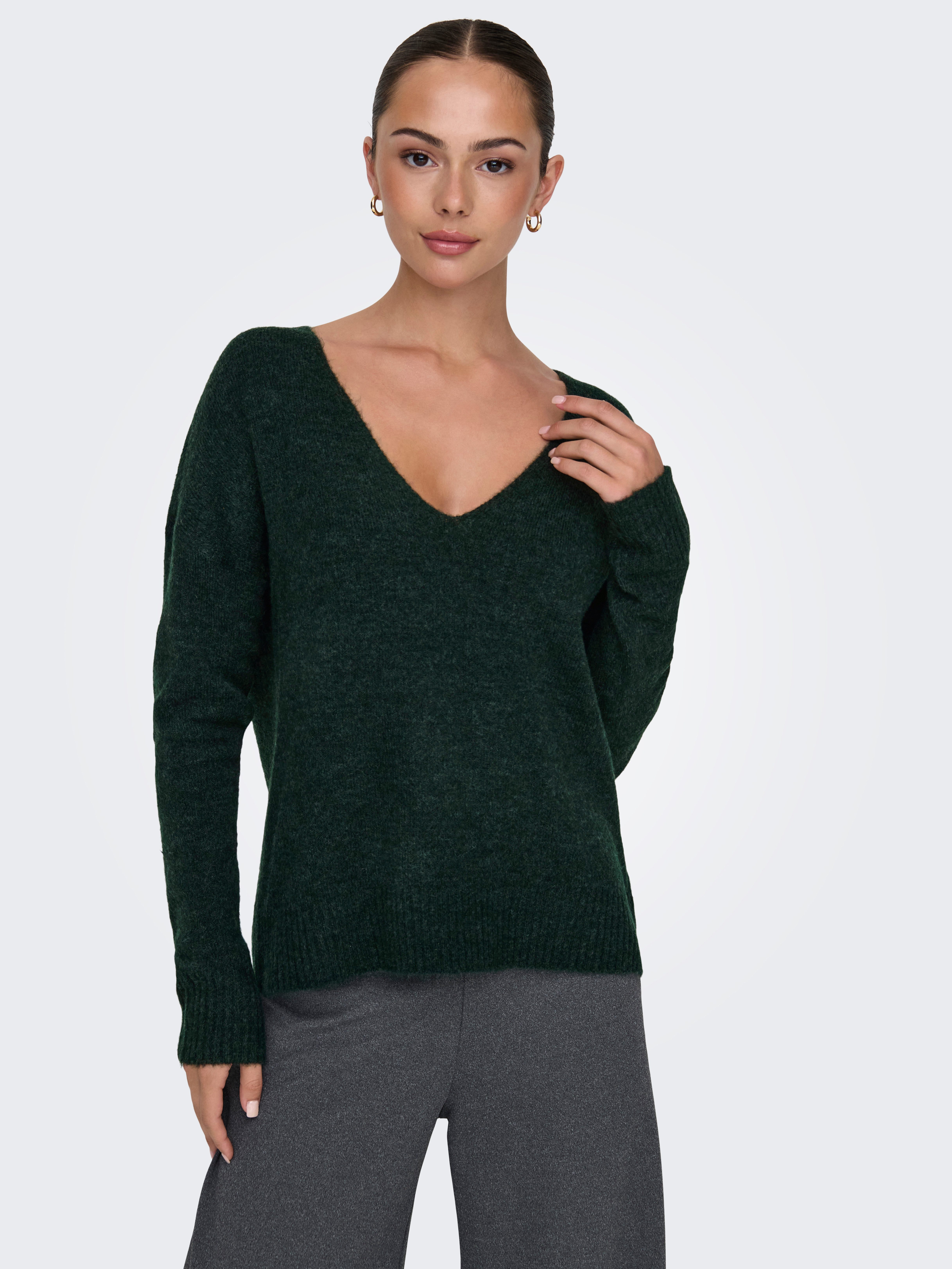 JDY V-Ausschnitt-Pullover JDYELANORA L/S V-NECK PULLO. günstig online kaufen