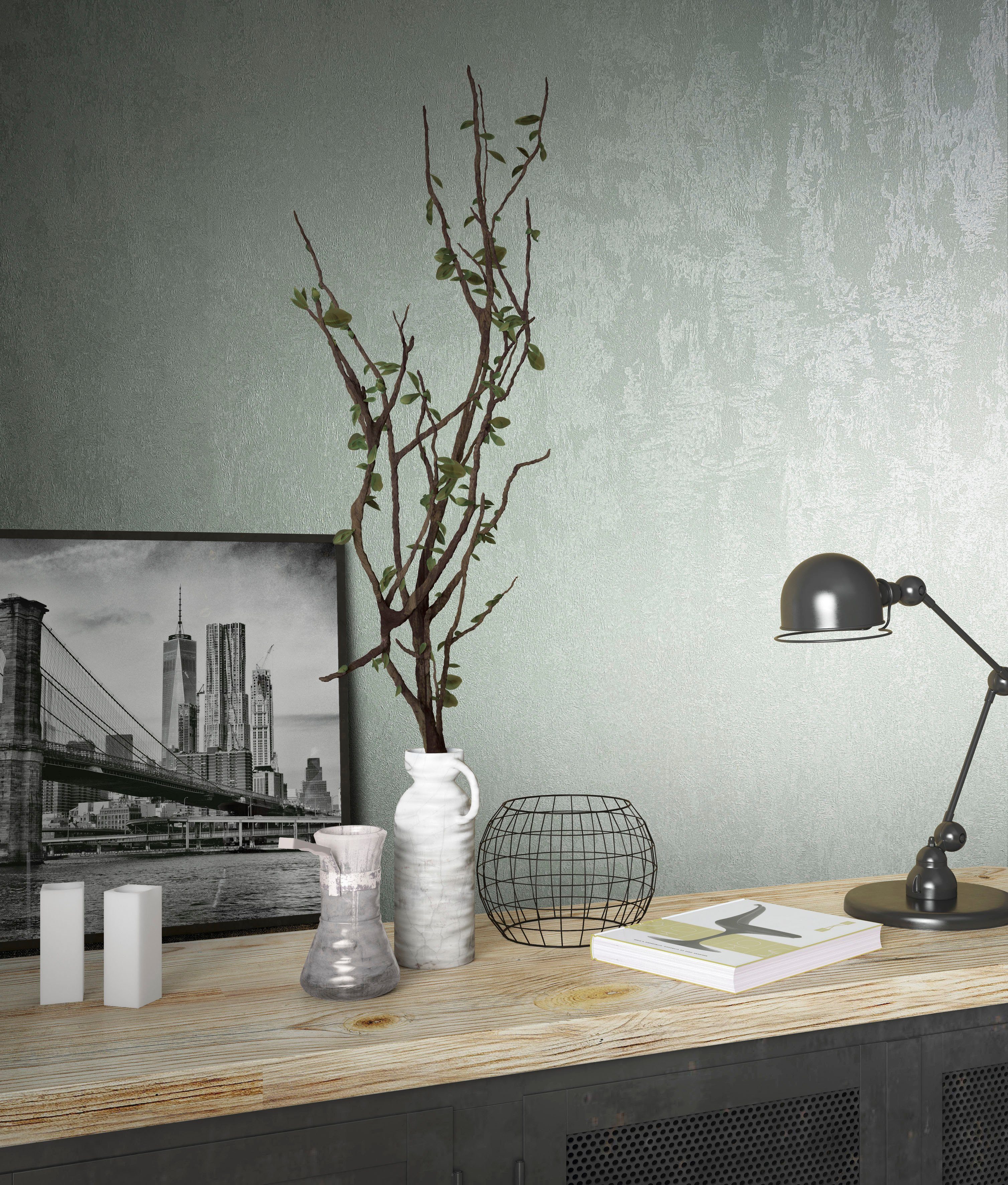 Marburg Vliestapete Concrete, strukturiert, glänzend, moderne günstig online kaufen
