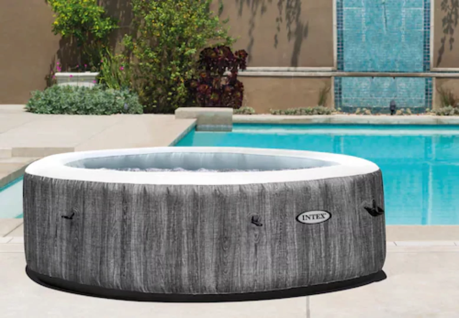 Intex Whirlpool »PureSpa™ Bubble Massage Greywood Deluxe« günstig online kaufen