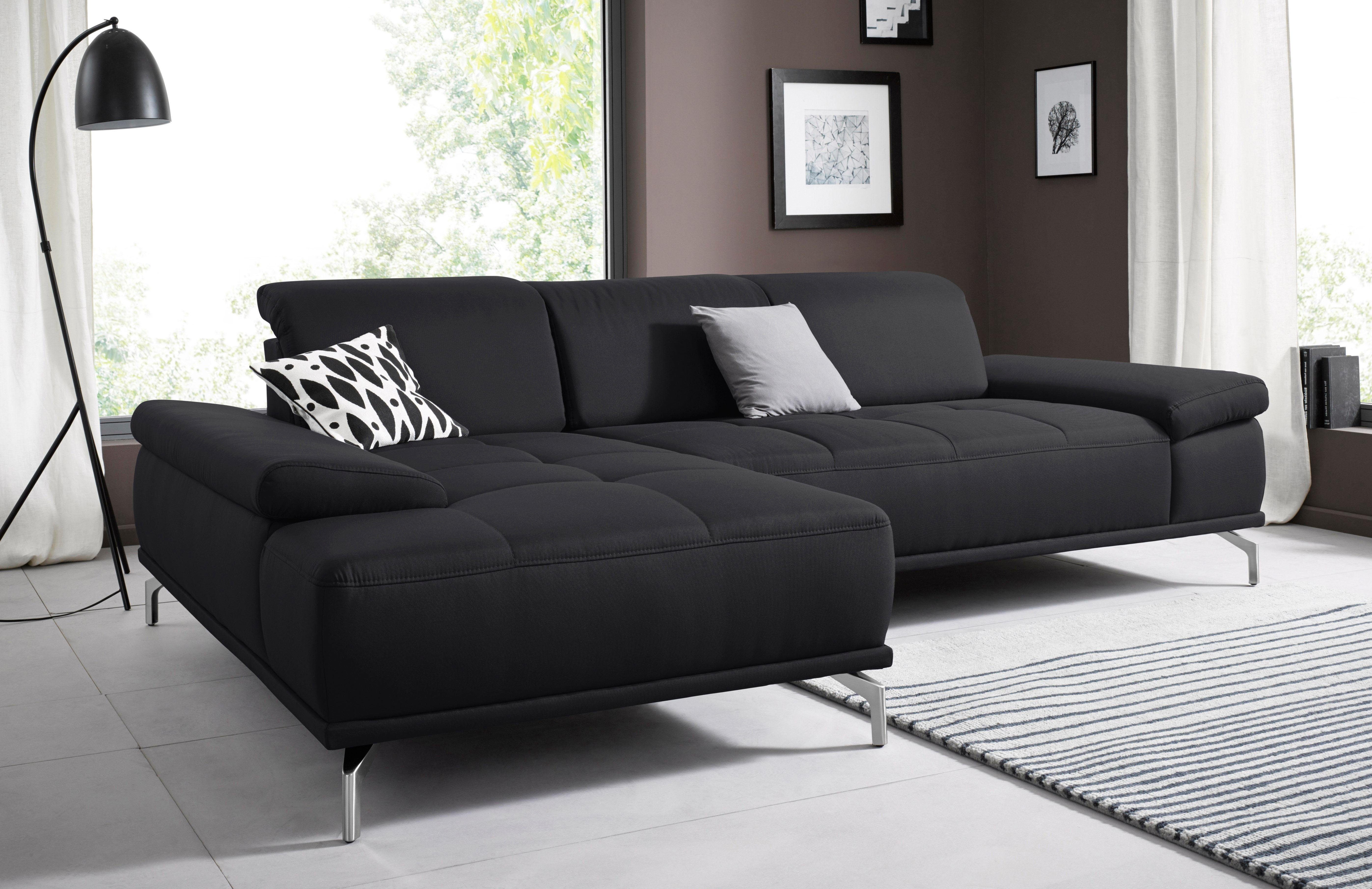 Places of Style Ecksofa "Caluna", Inkl.Sitztiefenverstellung, wahlweise mit günstig online kaufen
