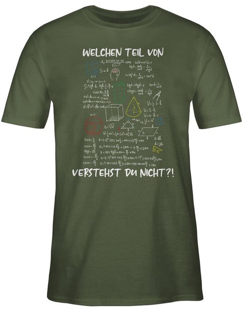 Shirtracer T-Shirt Welchen Teil von Mathe Physik Rechnen verstehst du nicht günstig online kaufen