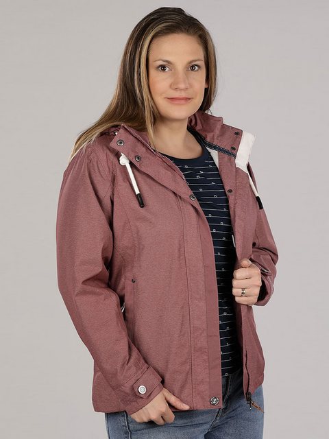 Dry Fashion Funktionsjacke Damen Jacke Greetsiel mit abnehmbarer Kapuze - w günstig online kaufen