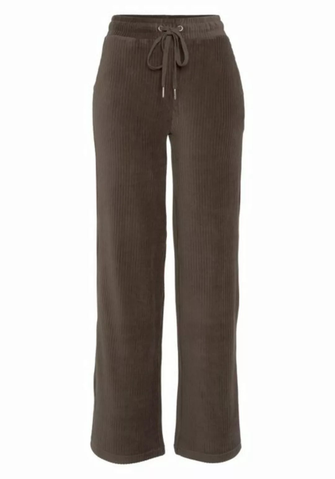 Vivance Homewearhose, mit breiter elastischen Cord Struktur, Loungewear günstig online kaufen