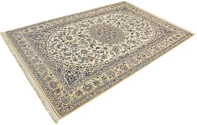 morgenland Orientteppich »Perser - Nain - Royal - 246 x 158 cm - beige«, re günstig online kaufen