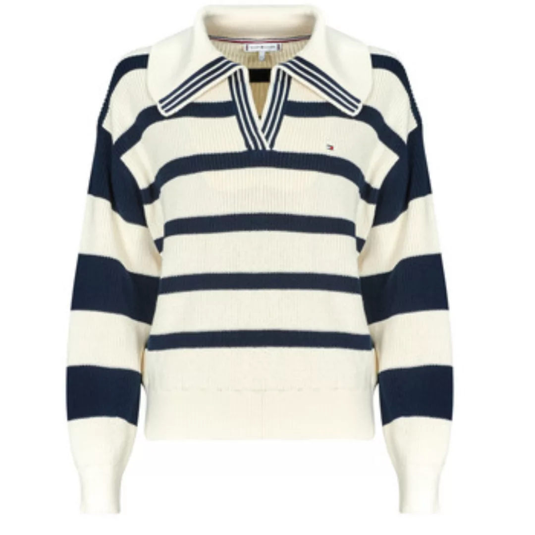 Tommy Hilfiger  Pullover CO CARDI STITCH OPEN POLO SWT LS günstig online kaufen