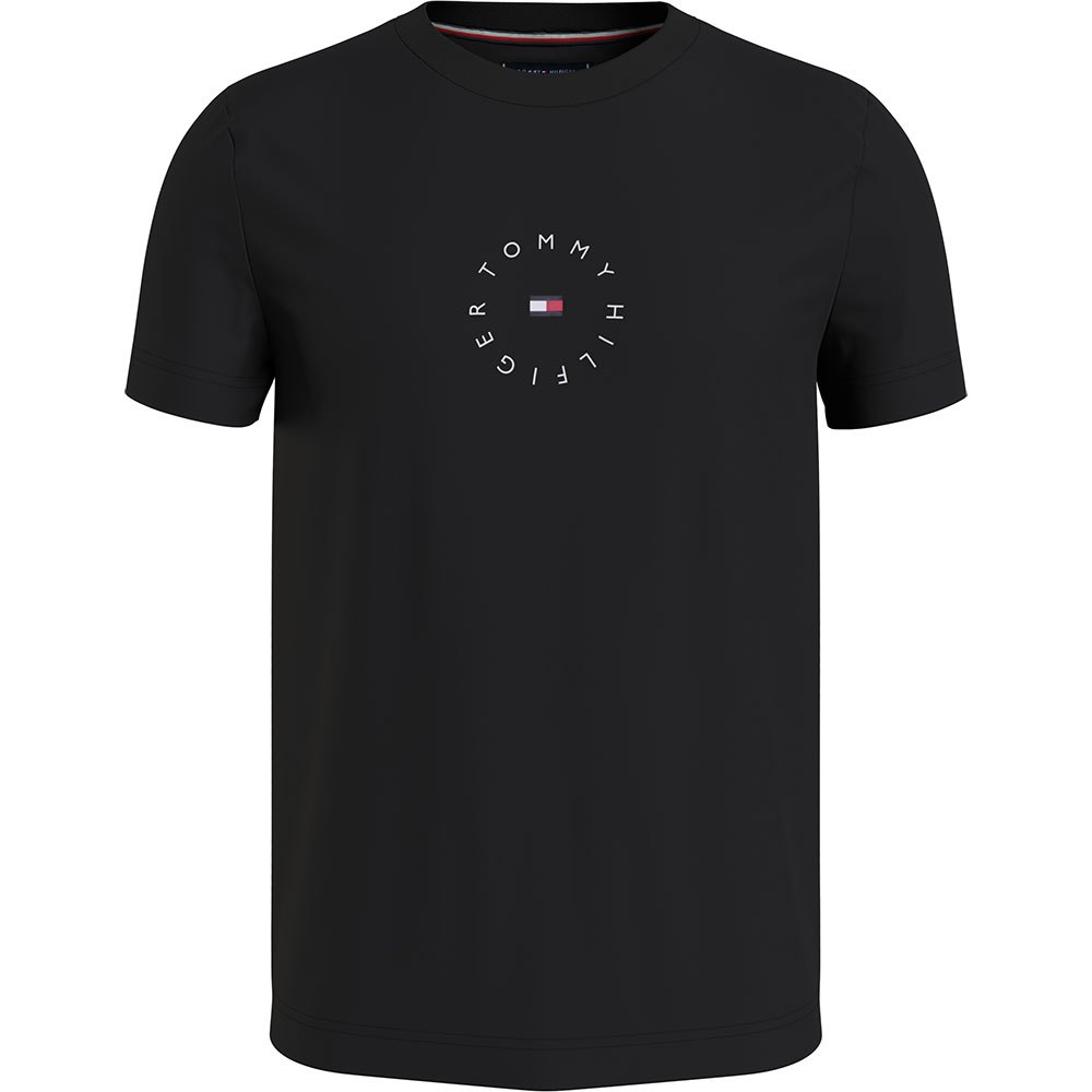 Tommy Hilfiger Roundall Graphic Kurzärmeliges T-shirt S Black günstig online kaufen