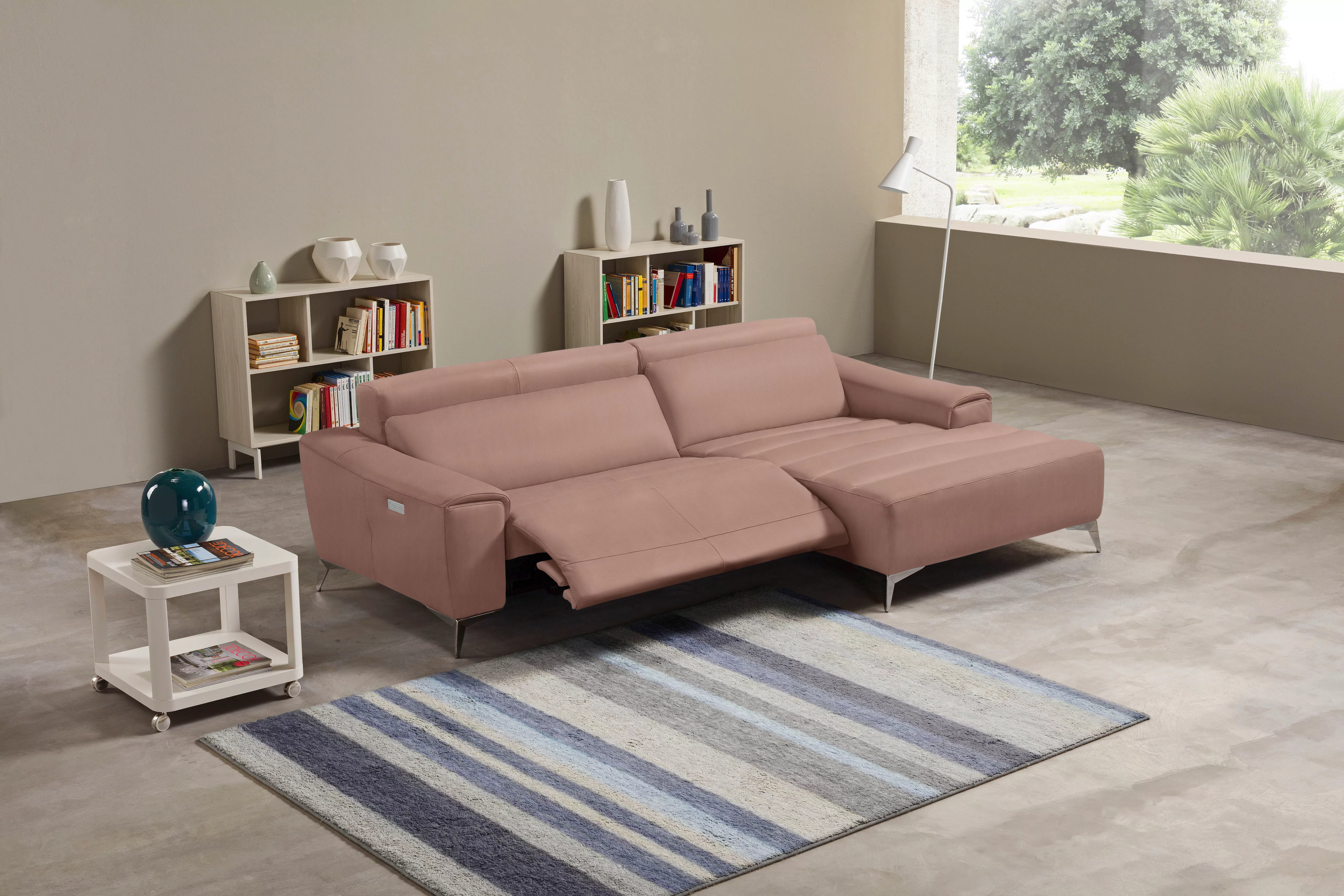 Egoitaliano Ecksofa "Suzette, Designsofa mit hohem Sitzkomfort", mit Recami günstig online kaufen