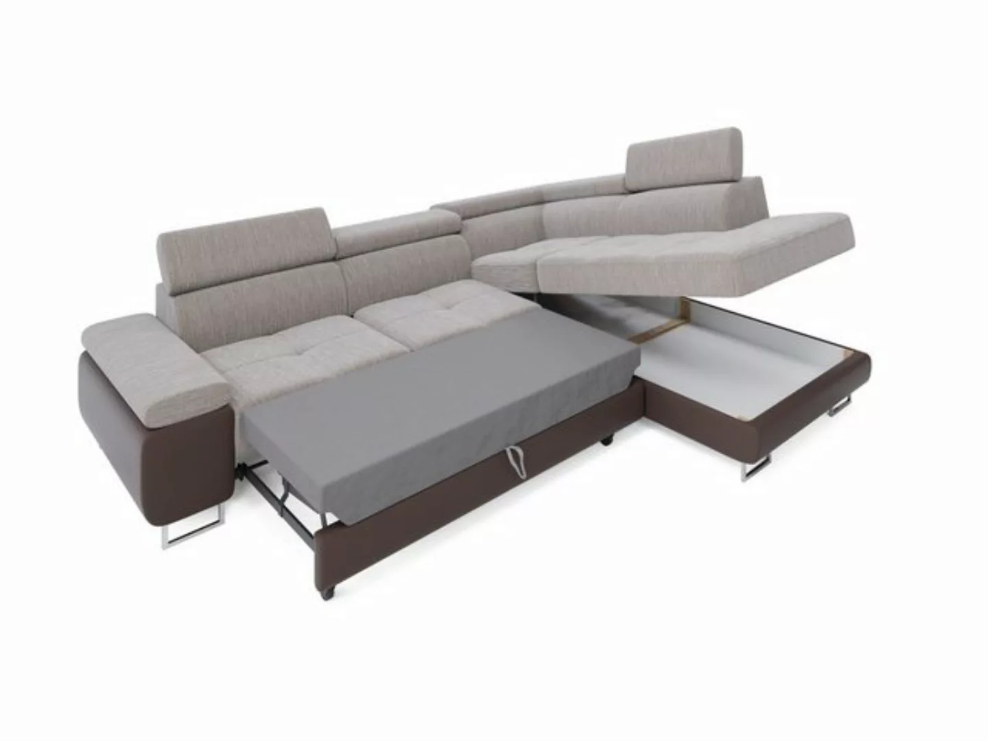 ALTDECOR Ecksofa ANT-L, Couch mit Schlaffunktion, Wohnzimmer - Wohnlandscha günstig online kaufen