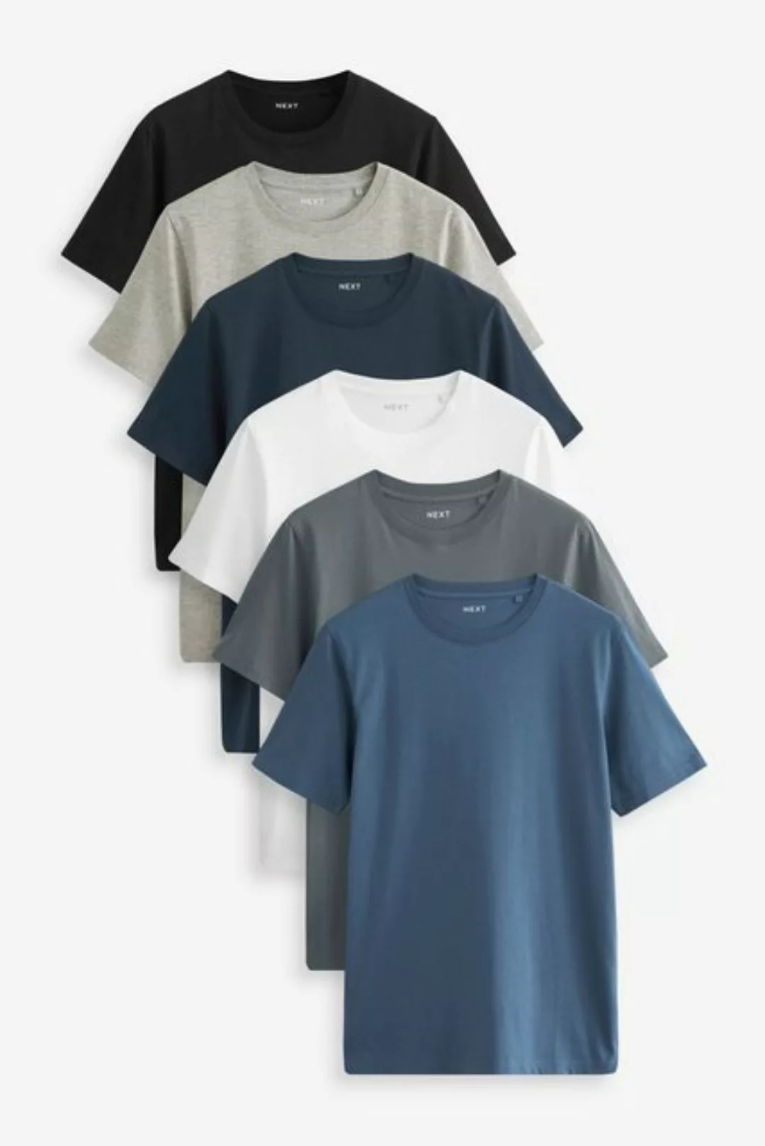 Next T-Shirt Slim Fit T-Shirts, 6er-Pack (6-tlg) günstig online kaufen