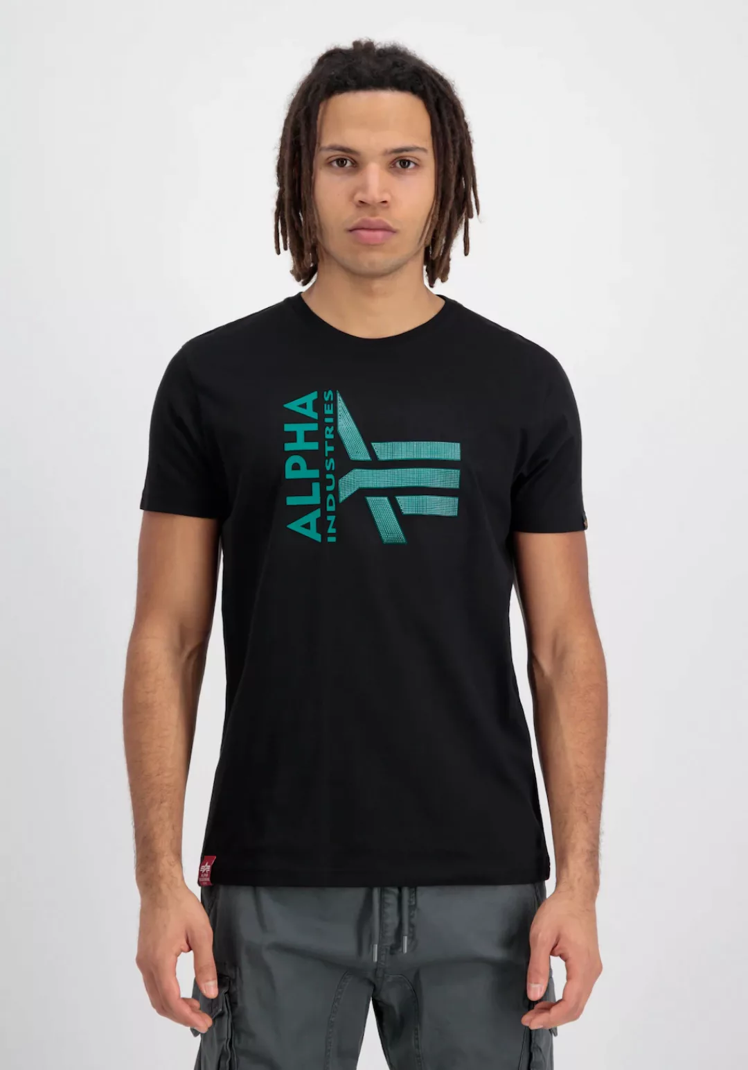 Alpha Industries T-Shirt "Alpha Industries Men - T-Shirts Logo Rubber T" günstig online kaufen