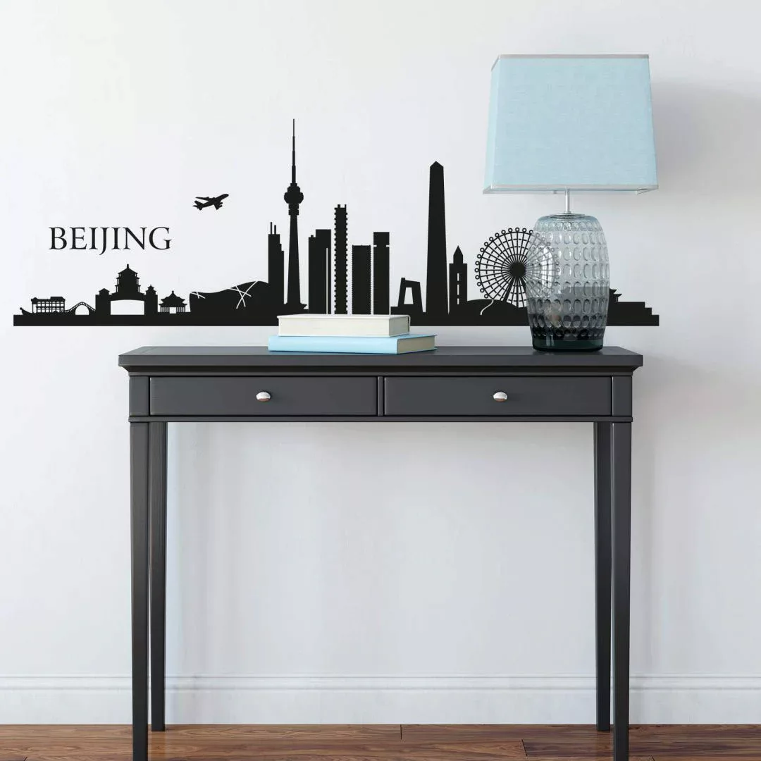 Wall-Art Wandtattoo "XXL Stadt Skyline Bejing 120cm", (1 St.), selbstkleben günstig online kaufen