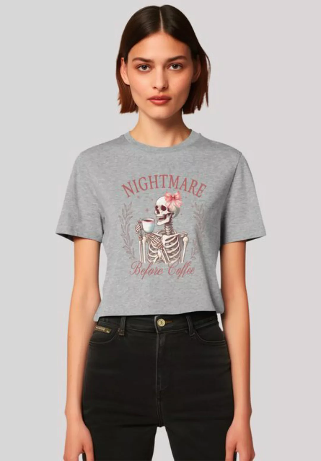 F4NT4STIC T-Shirt "Nightmare Before Coffee", Premium Qualität günstig online kaufen