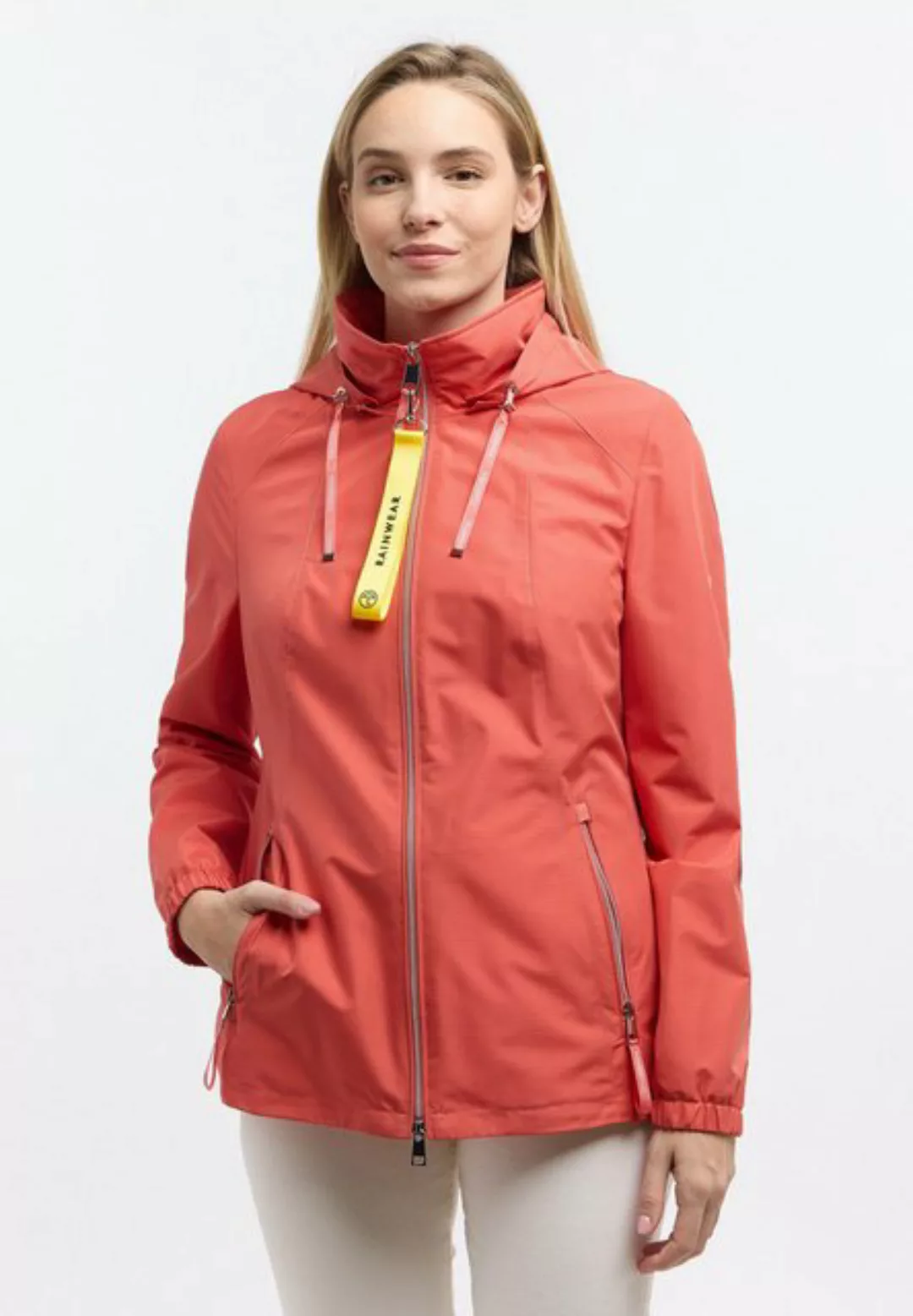 Barbara Lebek Outdoorjacke mit Eingrifftaschen mit Druckknopfverschluss günstig online kaufen