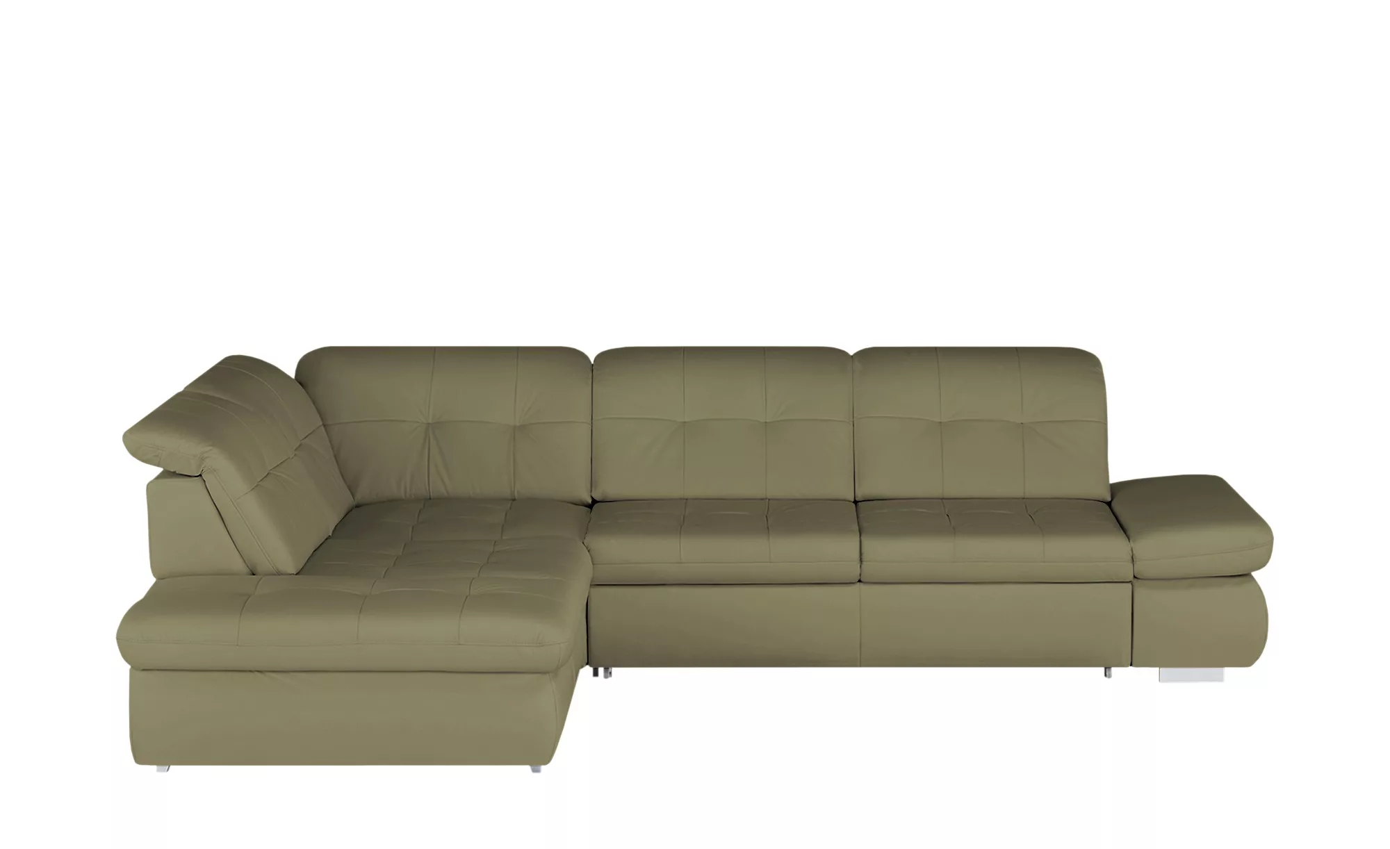 meinSofa Ecksofa Leder  Spencer - grün - Polstermöbel > Sofas > Ecksofas - günstig online kaufen