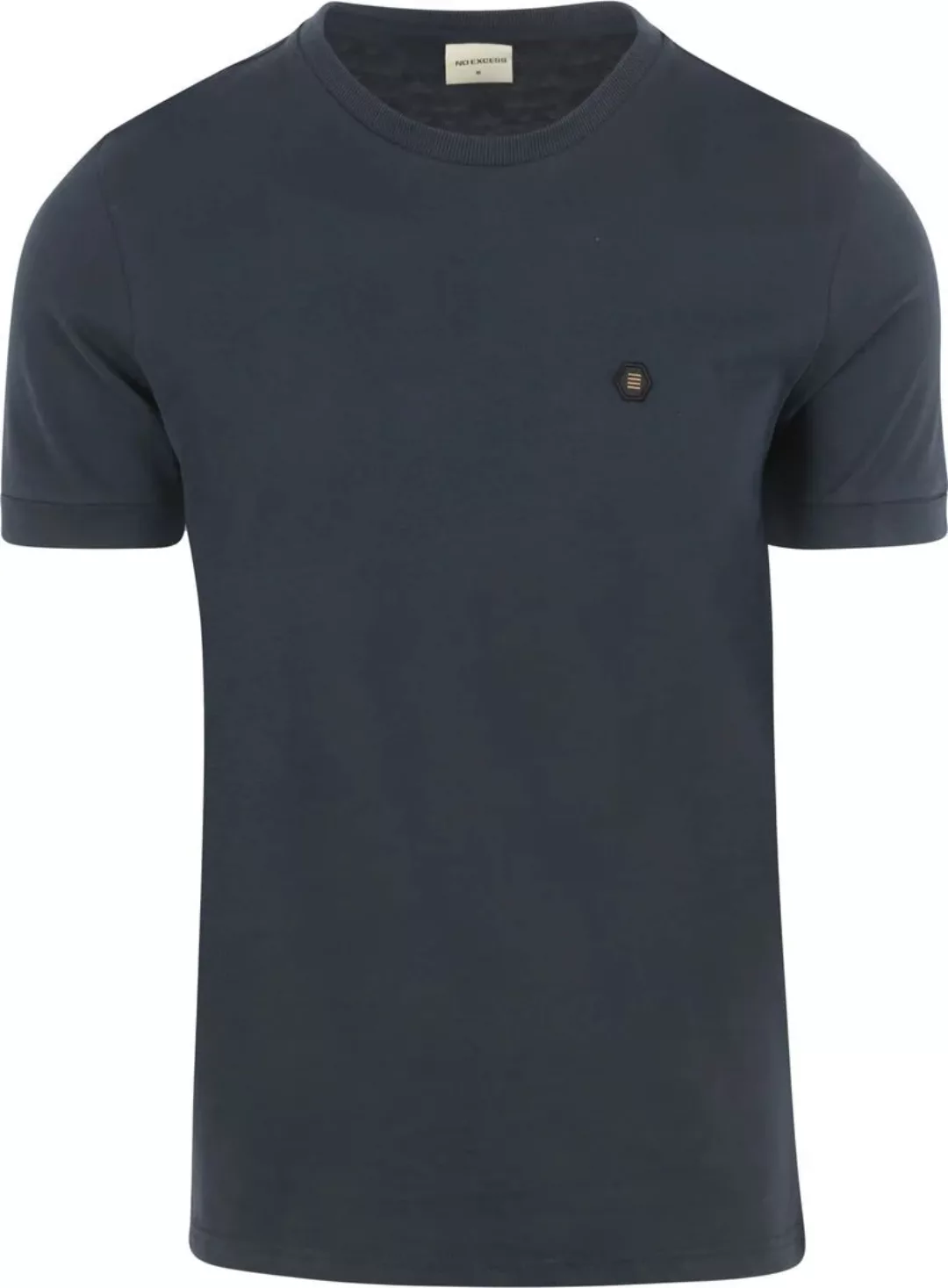 No Excess Luxurious Soft T-Shirt Navy - Größe XXL günstig online kaufen