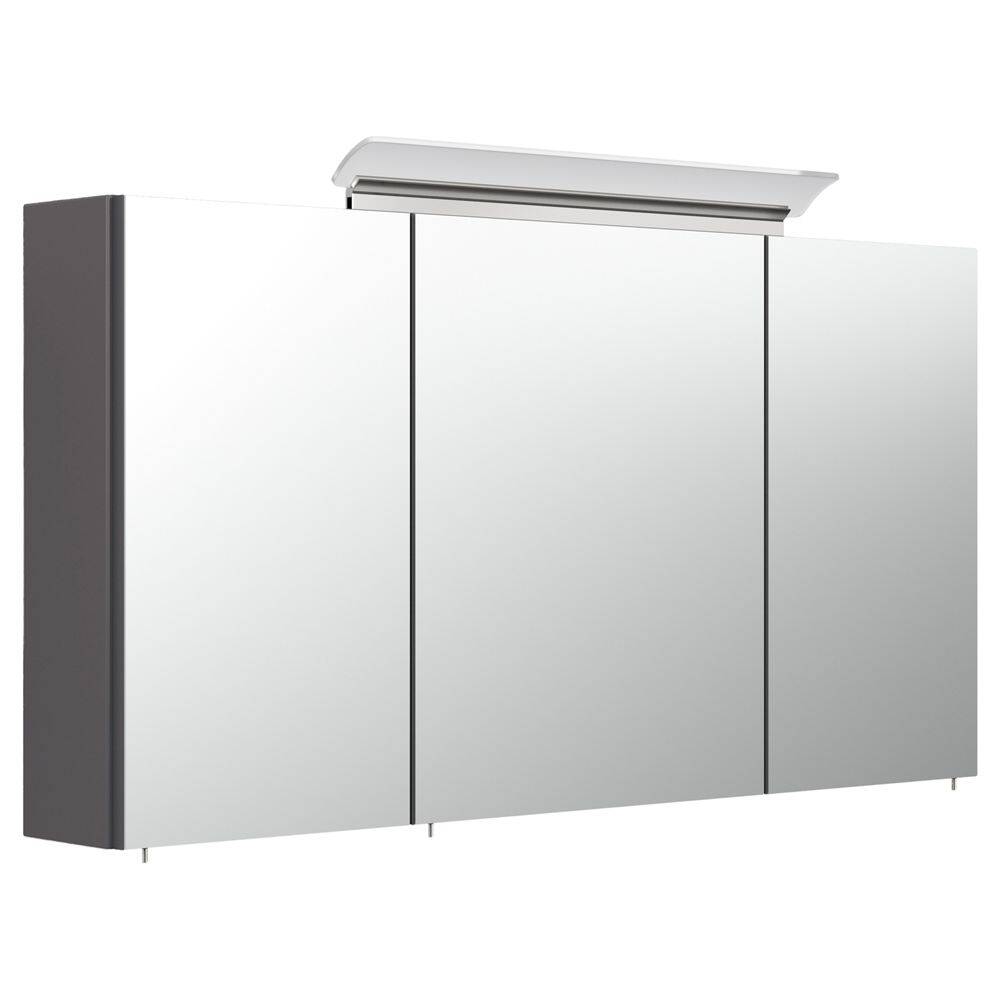 Lomadox Badezimmer Spiegelschrank 120cm NEWLAND-02 inkl. Aufbau-LED-Acrylla günstig online kaufen