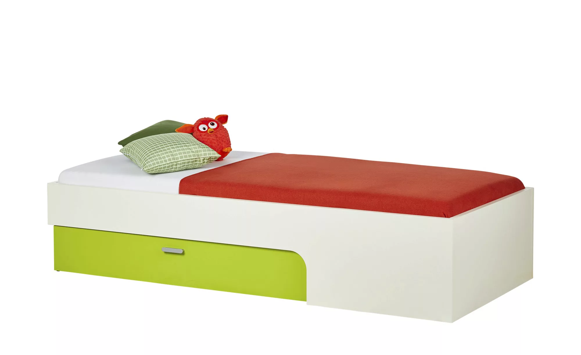 Liege - weiß - 96 cm - 43 cm - 206 cm - Betten > Bettgestelle - Möbel Kraft günstig online kaufen