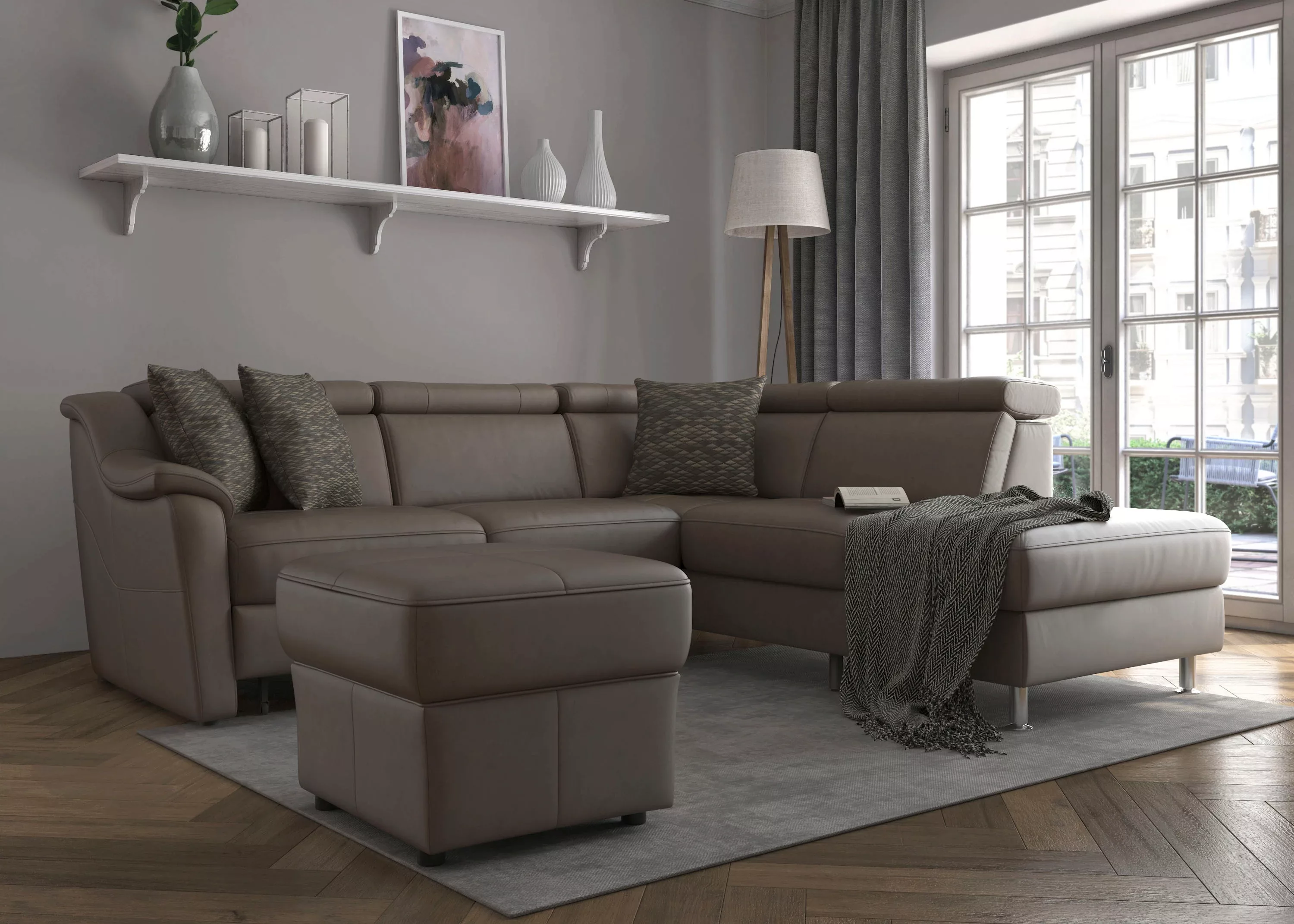 sit&more Ecksofa "Freetown L-Form", inklusive Kopfteilverstellung und komfo günstig online kaufen