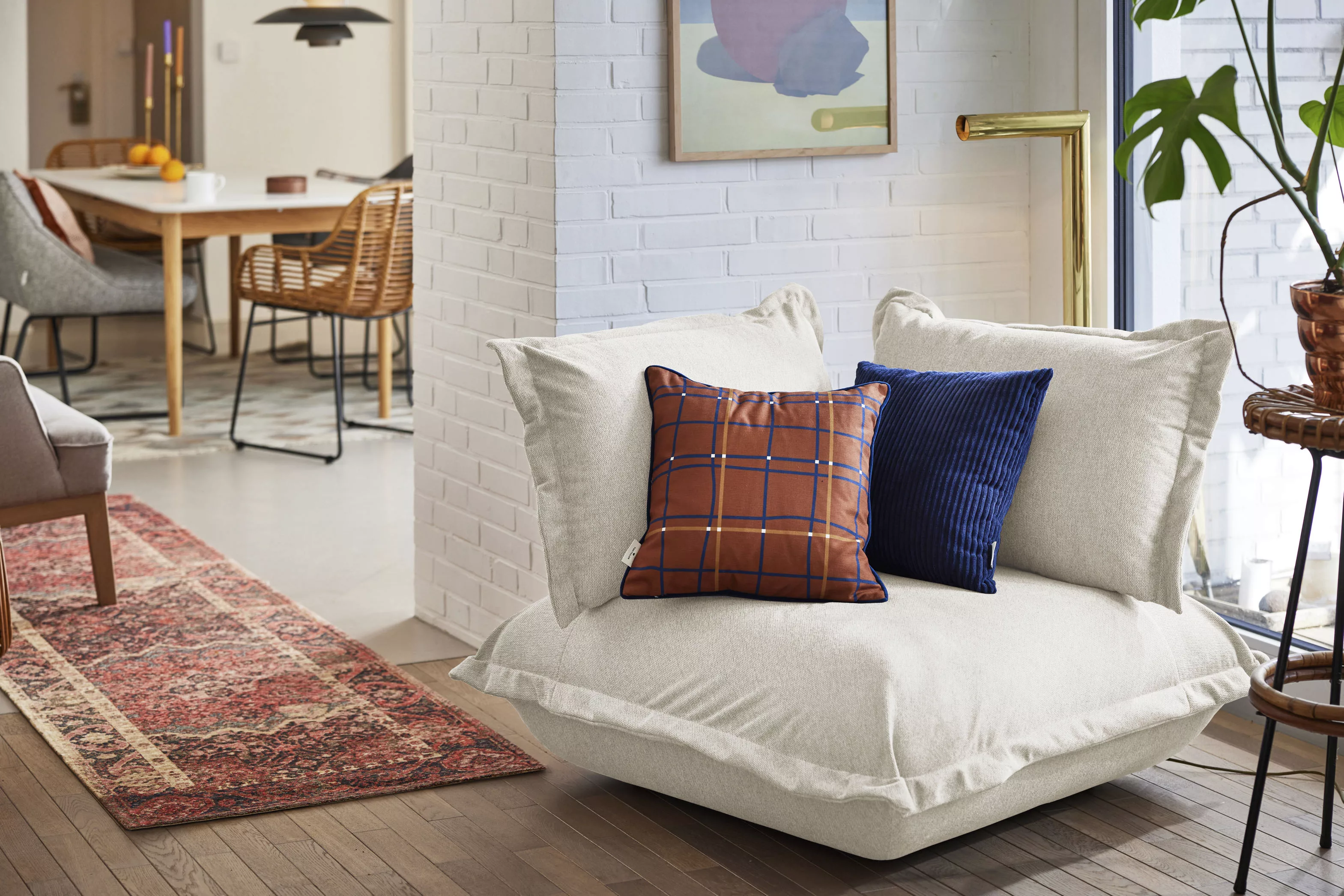 TOM TAILOR HOME Sofa-Eckelement "Cushion", im lässigen Kissenlook, mit soft günstig online kaufen