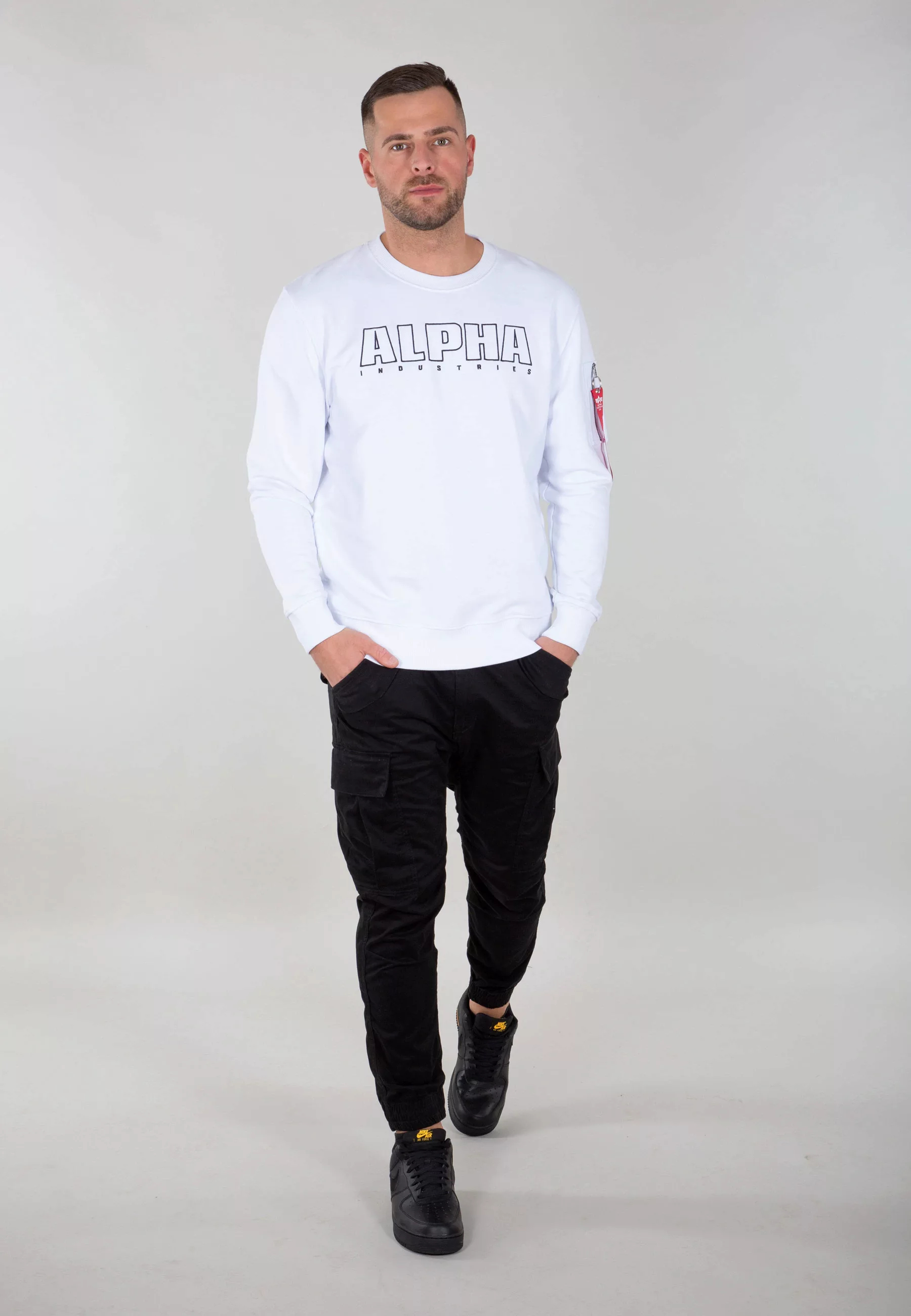 Alpha Industries Sweater "Alpha Industries Men - Sweatshirts Alpha Embroide günstig online kaufen