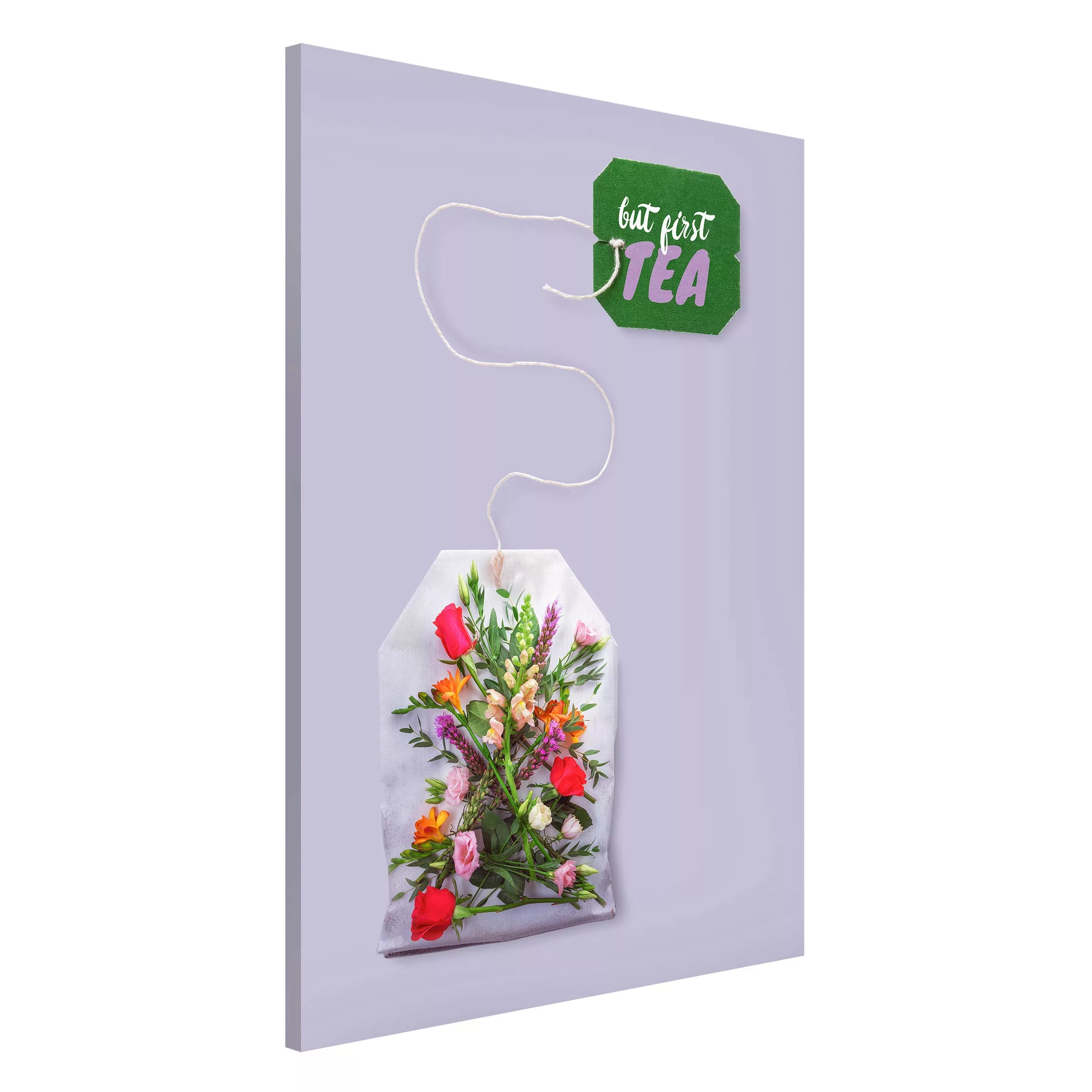 Magnettafel Blumen - Hochformat 2:3 Blumentee günstig online kaufen