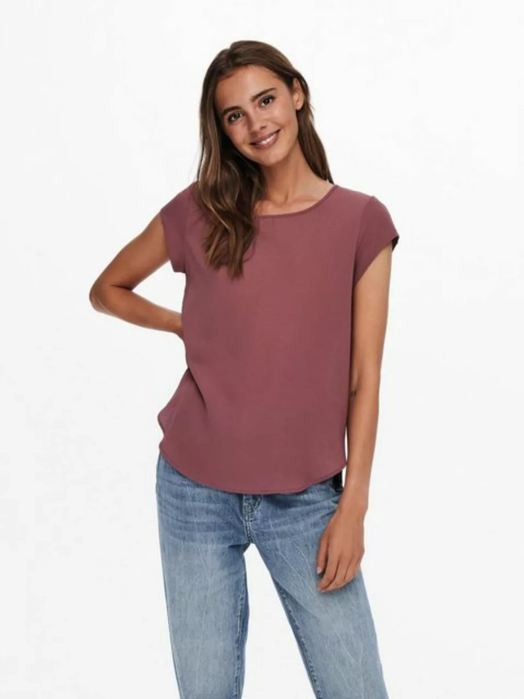 ONLY Kurzarmbluse ONLVIC S/S SOLID TOP NOOS PTM günstig online kaufen