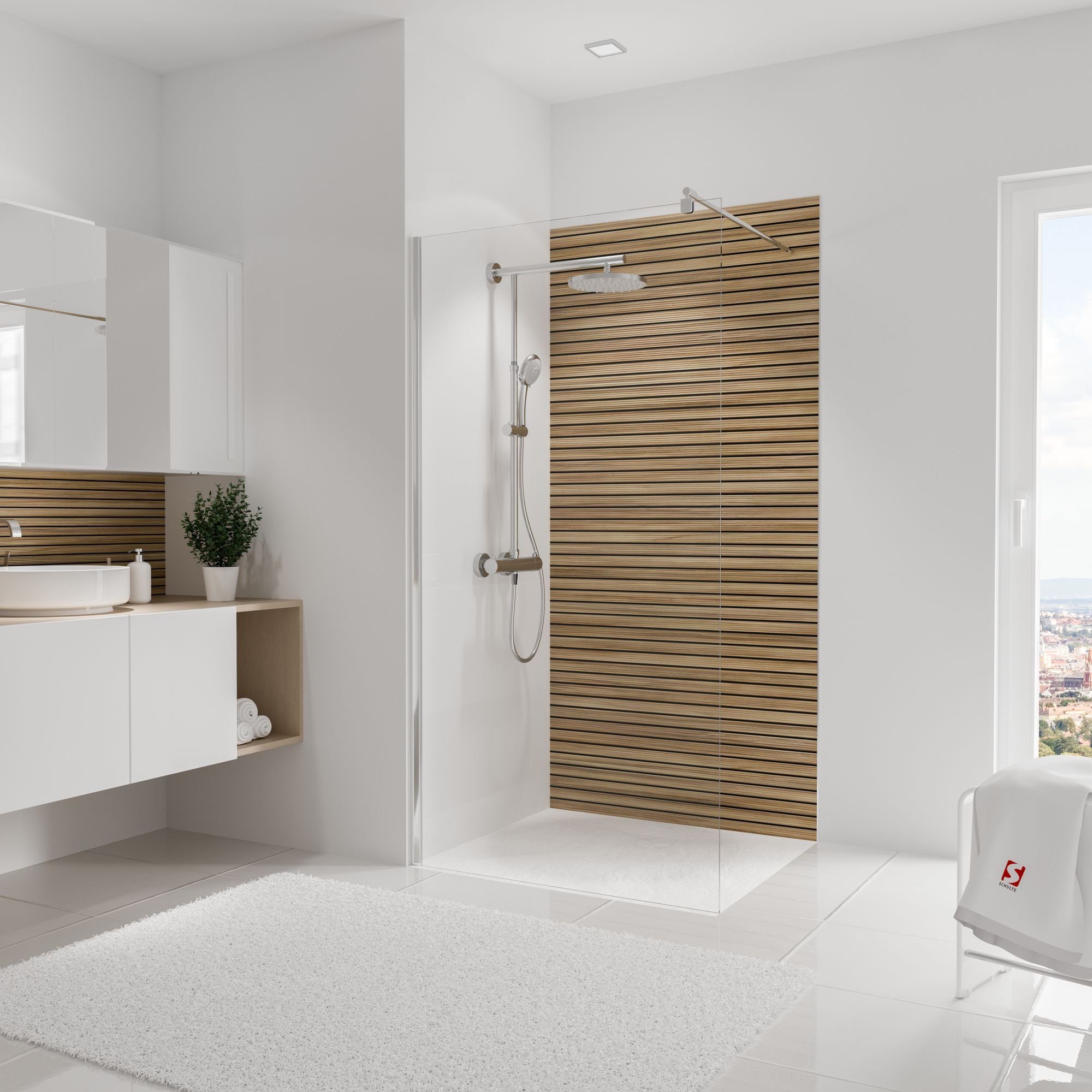Schulte Badrückwand DecoDesign Dekor, (1-tlg), 100x210 günstig online kaufen