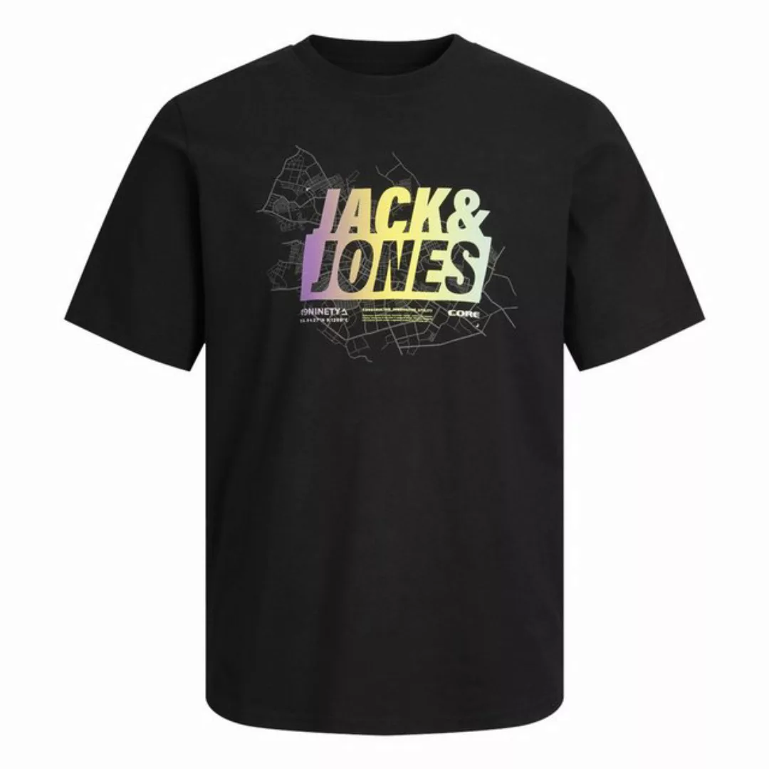Jack & Jones Herren Rundhals T-Shirt JCOMAP SUMMER LOGO - Regular Fit günstig online kaufen