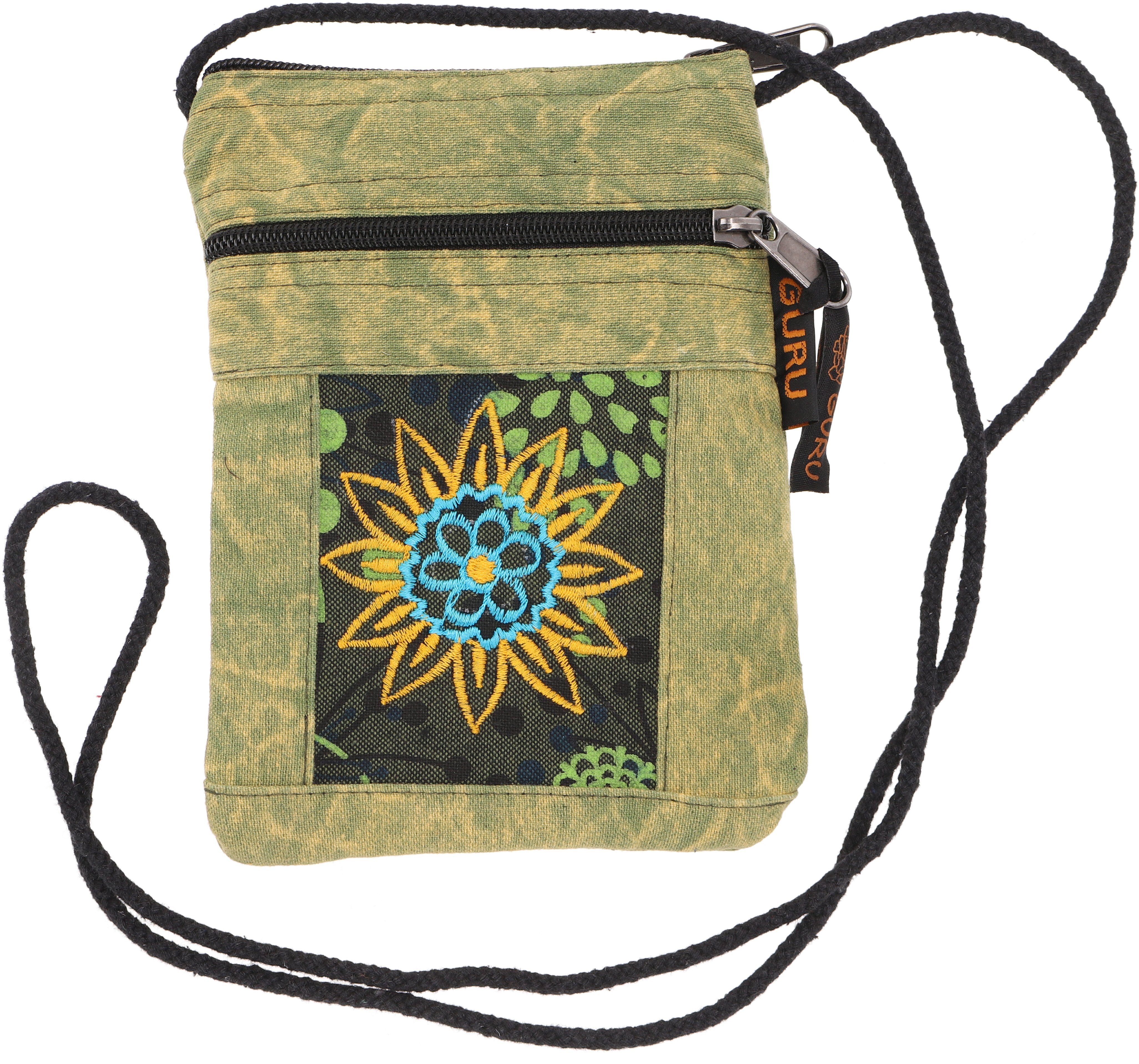 Guru-Shop Schultertasche Boho Brustbeutel, Passporttasche - günstig online kaufen