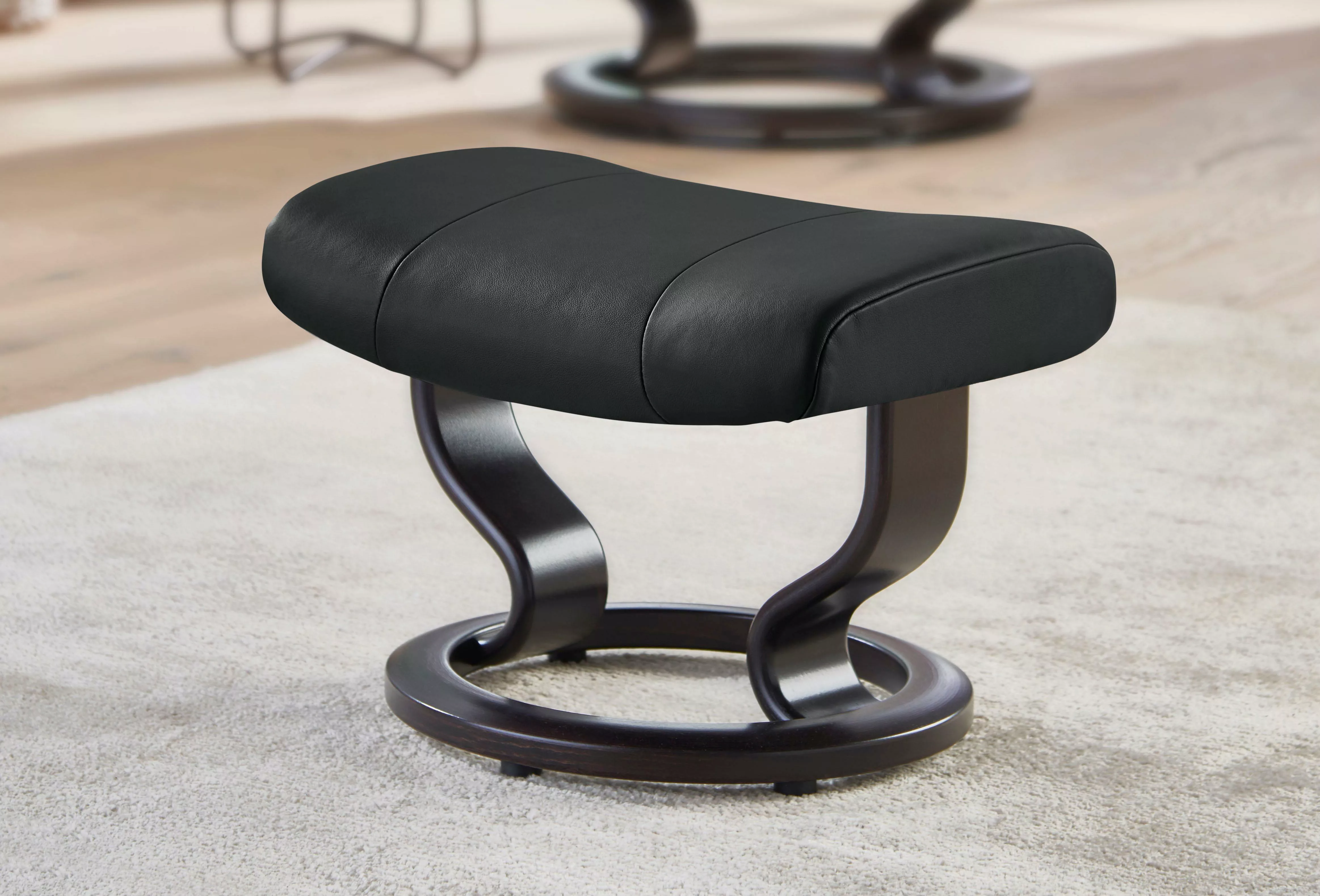 Stressless® Hocker »Garda«, mit Classic Base, Gestell Wenge günstig online kaufen