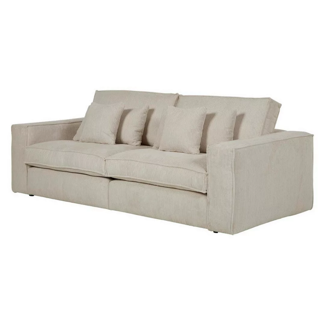 Sofa Marlon beige B/H/T: ca. 248x90x110 cm günstig online kaufen