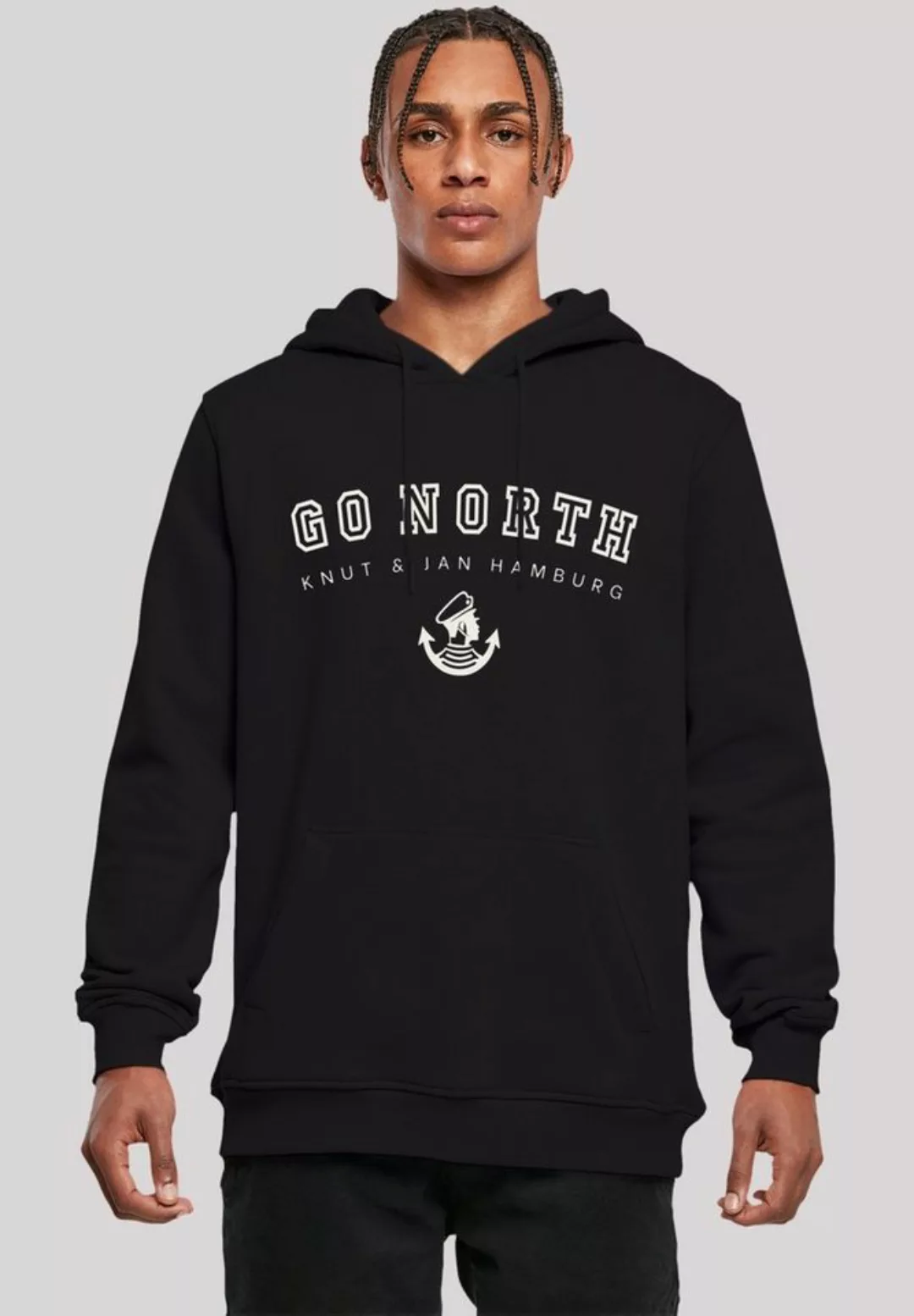 F4NT4STIC Kapuzenpullover "Go North", Print günstig online kaufen