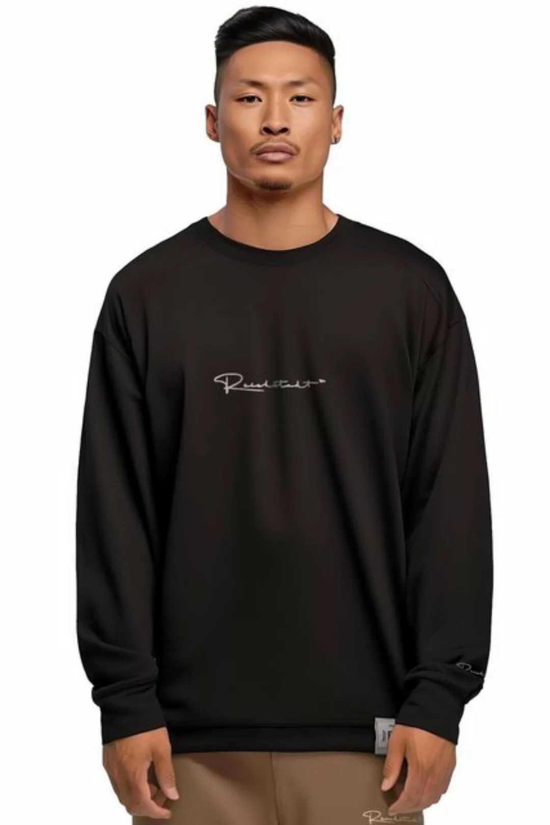 Reichstadt Longsleeve Oversize Langarm Shirt 23RS042 mit Stitching auf der günstig online kaufen