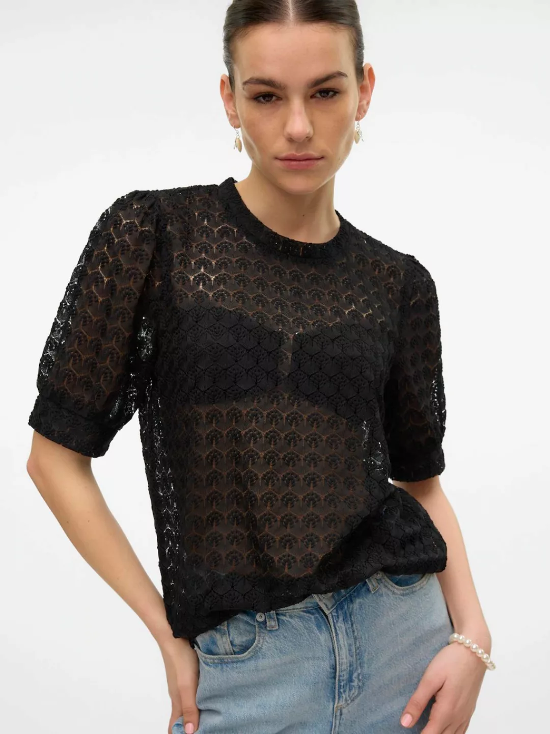 Vero Moda Funktionsbluse VMBecca (1-tlg) Cut-Outs günstig online kaufen