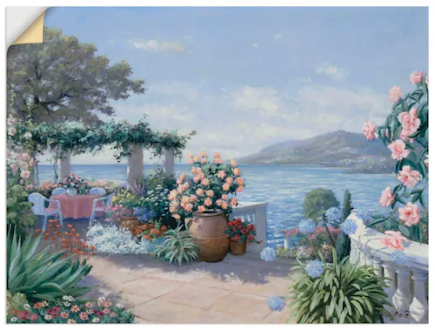 Artland Wandfolie "Großartige Sicht", Garten, (1 St.), selbstklebend günstig online kaufen