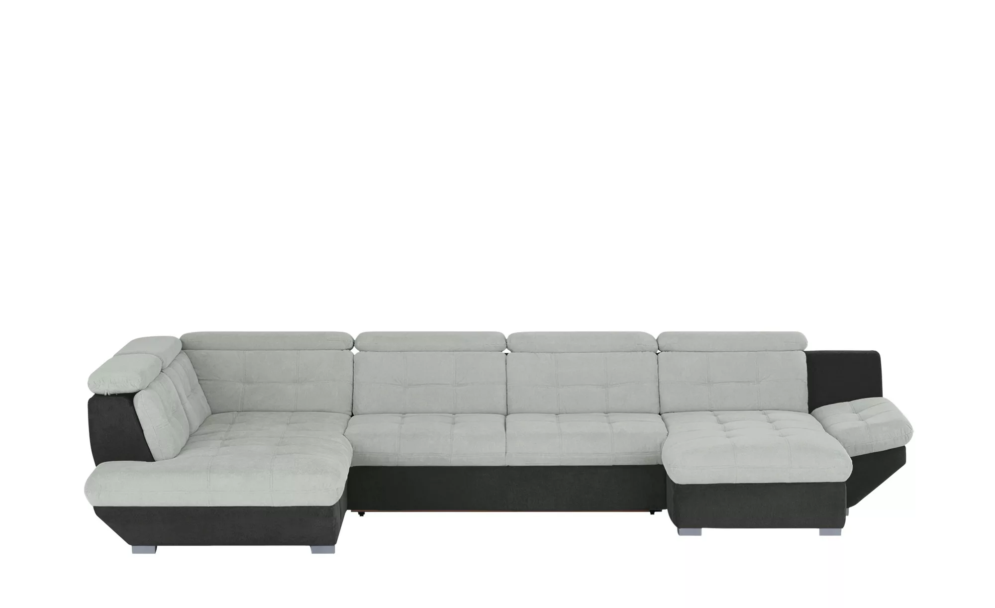 uno Wohnlandschaft  Eternity II - grau - 80 cm - Polstermöbel > Sofas > Sch günstig online kaufen