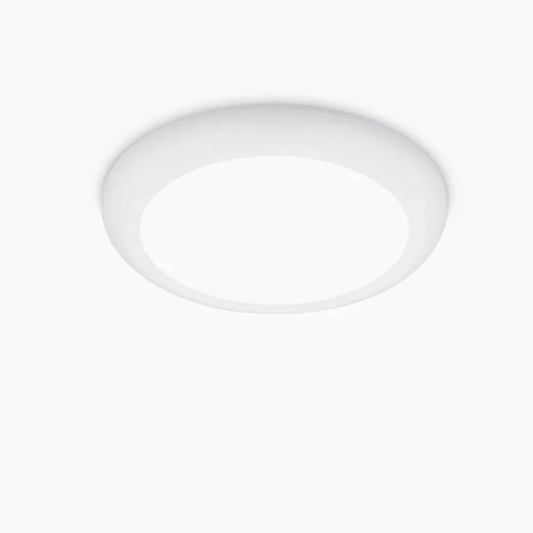 LED Ein- und Aufbauleuchte Bis in Weiß-matt 18W 1650lm IP54 günstig online kaufen