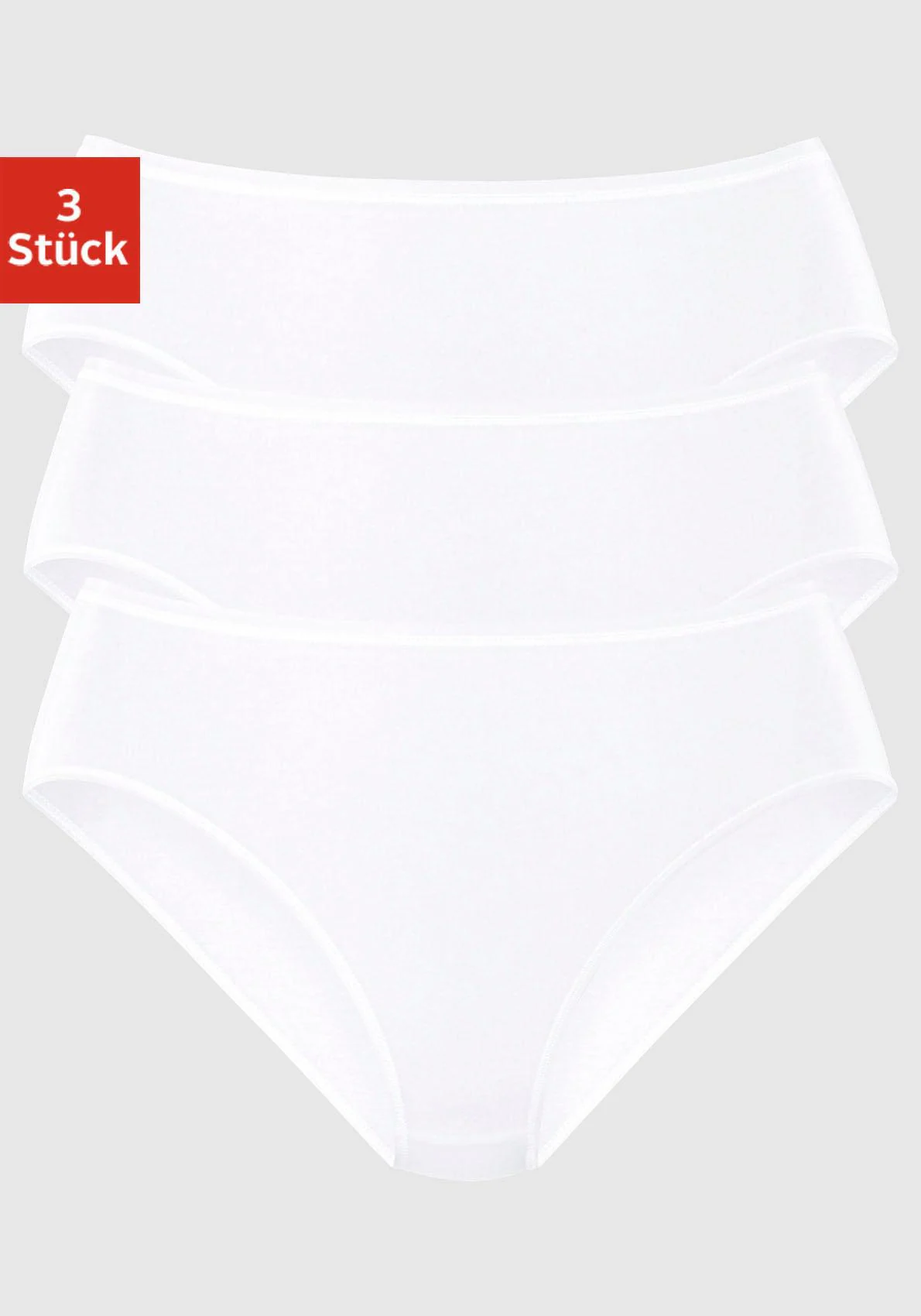 Schiesser Bikinislip ""Cotton Essentials"", (3er-Pack), mit perfekter Passf günstig online kaufen