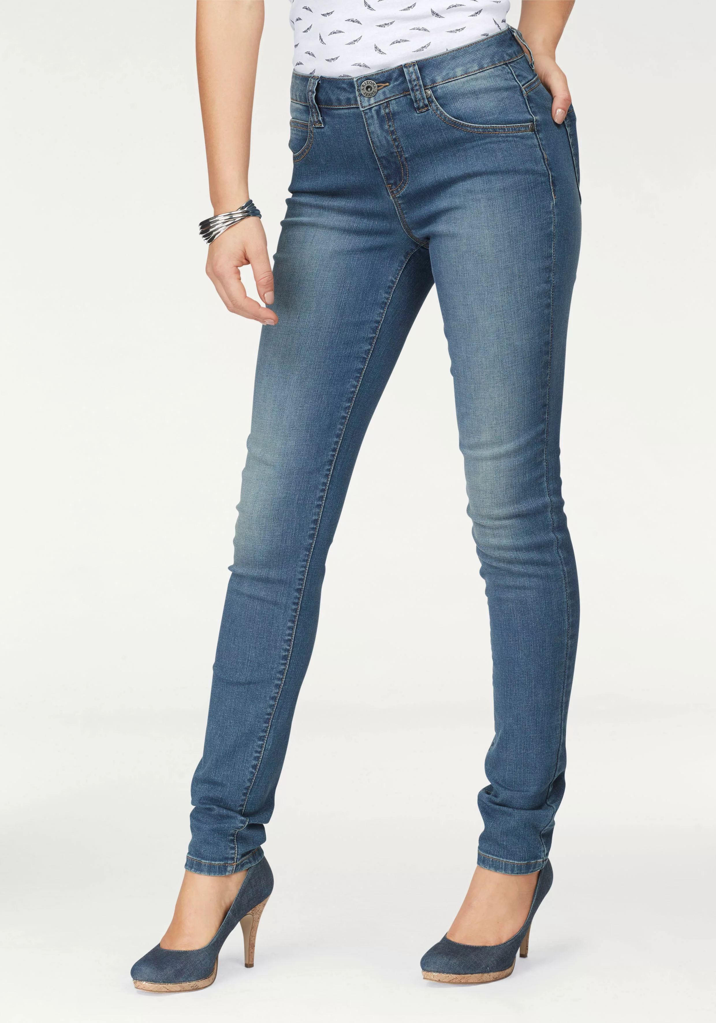 Arizona Slim-fit-Jeans Curve-Collection High Waist günstig online kaufen