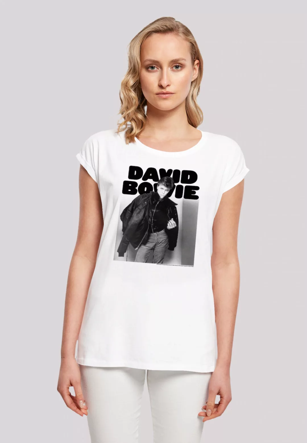 F4NT4STIC T-Shirt "David Bowie Jacket Photograph" günstig online kaufen