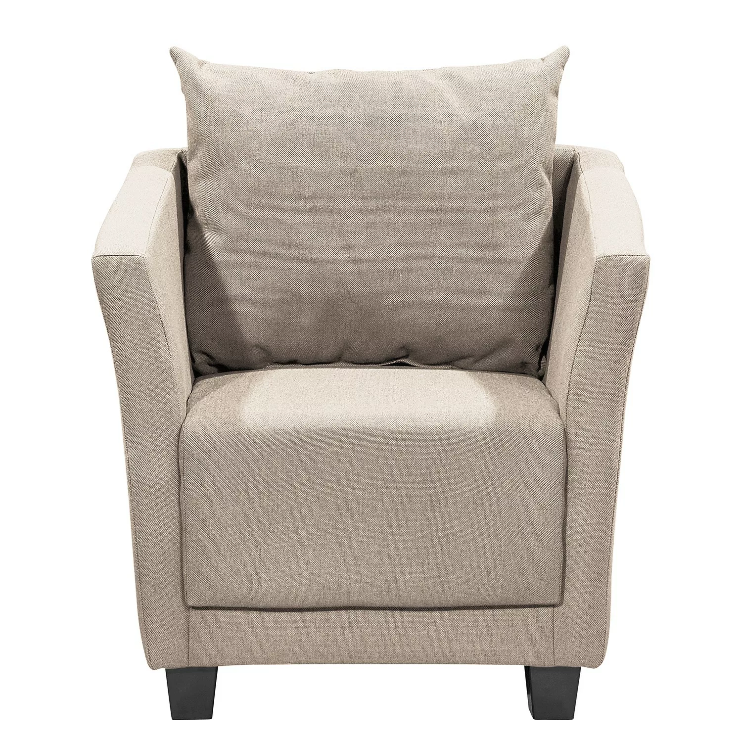 home24 Fredriks Sessel Ondara II Beige Strukturstoff 72x71x73 cm (BxHxT) günstig online kaufen
