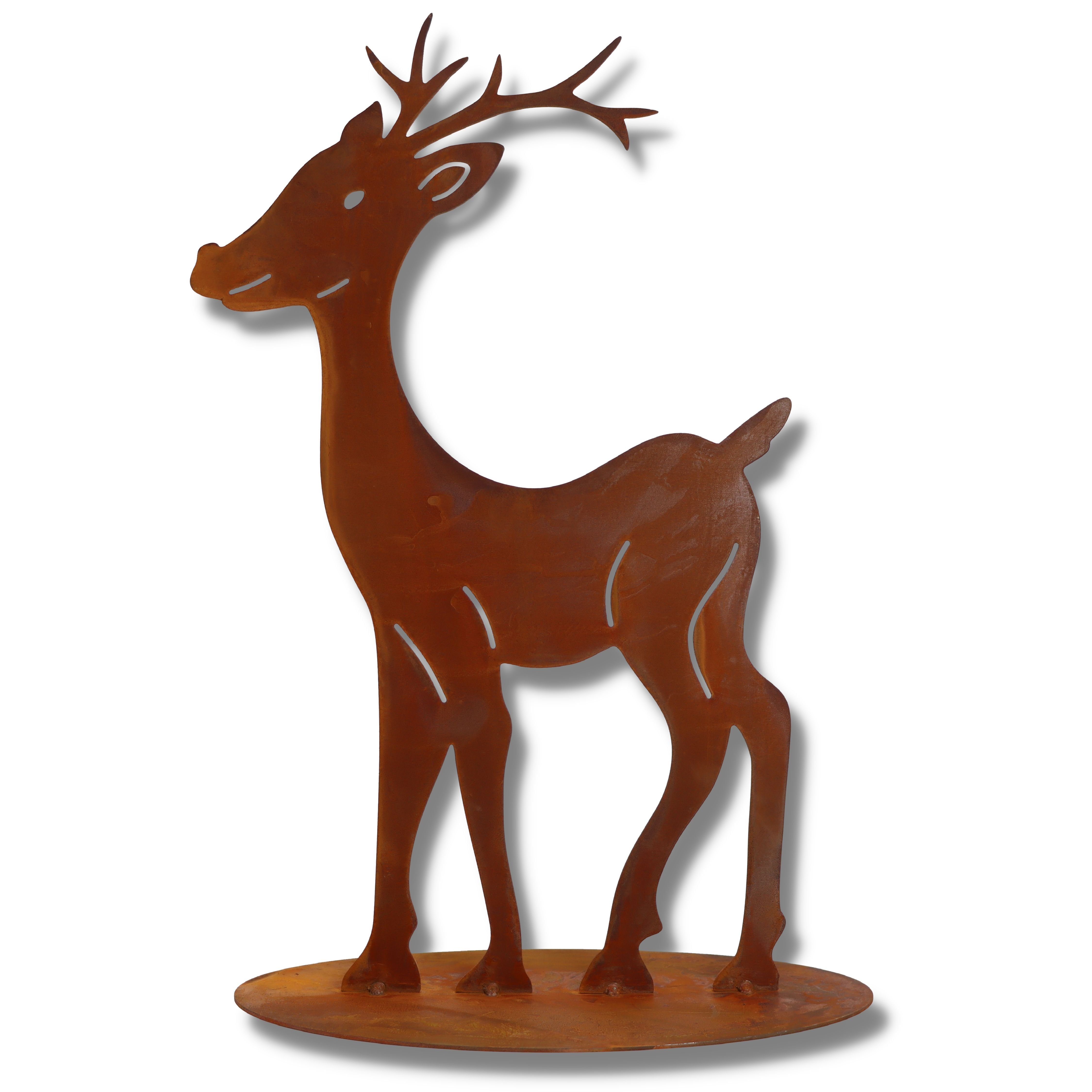 Rostikal Weihnachtsfigur Rentier Figur Weihnachtsdeko aussen, günstig online kaufen