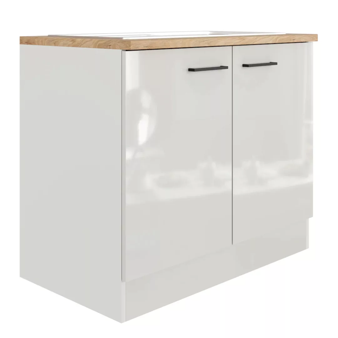 Flex-Well Spülenschrank "Lund", (B x H x T) 100 x 85 x 60 cm, individuell k günstig online kaufen